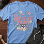 Schnauzer Mom Floral T-Shirt
