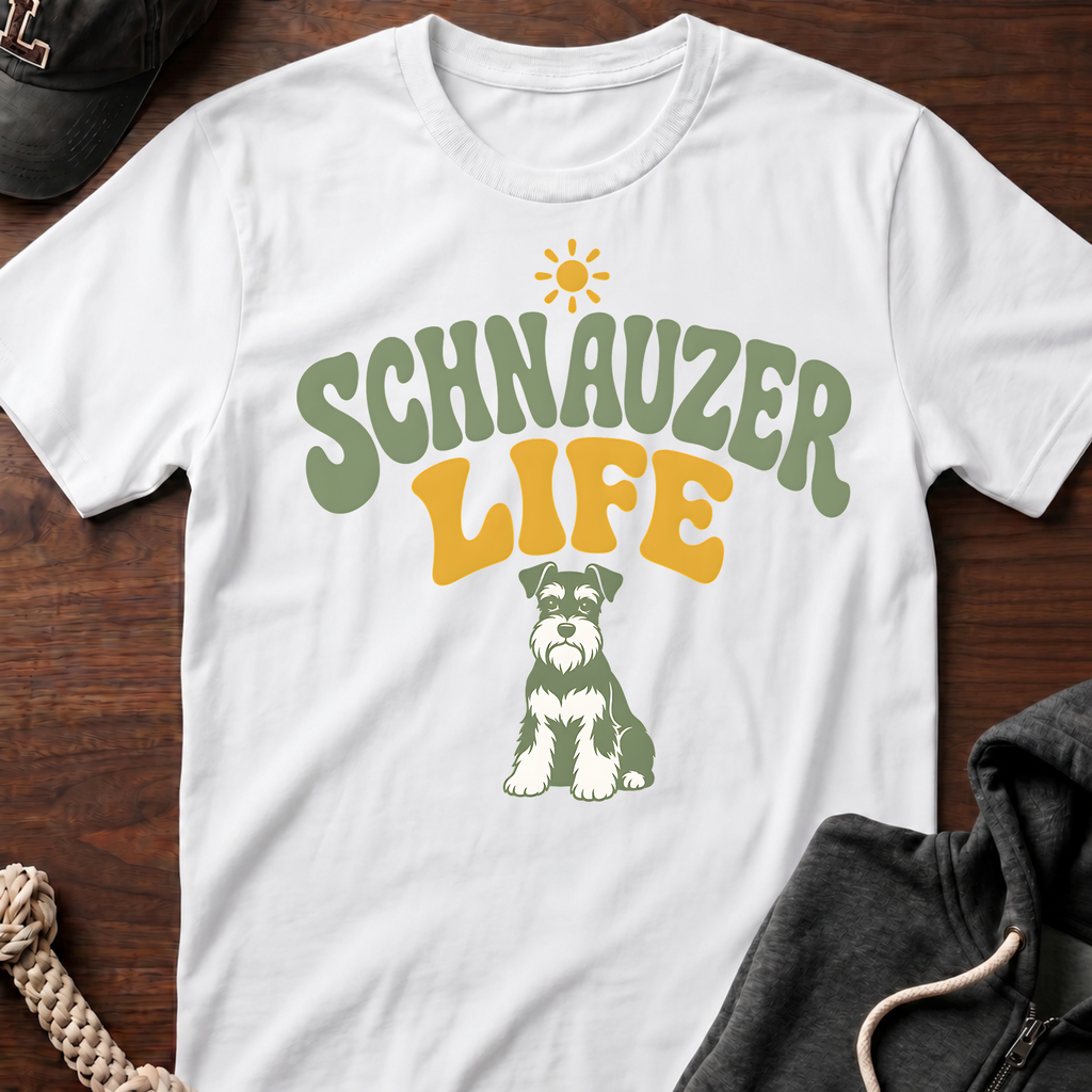 Schnauzer Life Retro T-Shirt