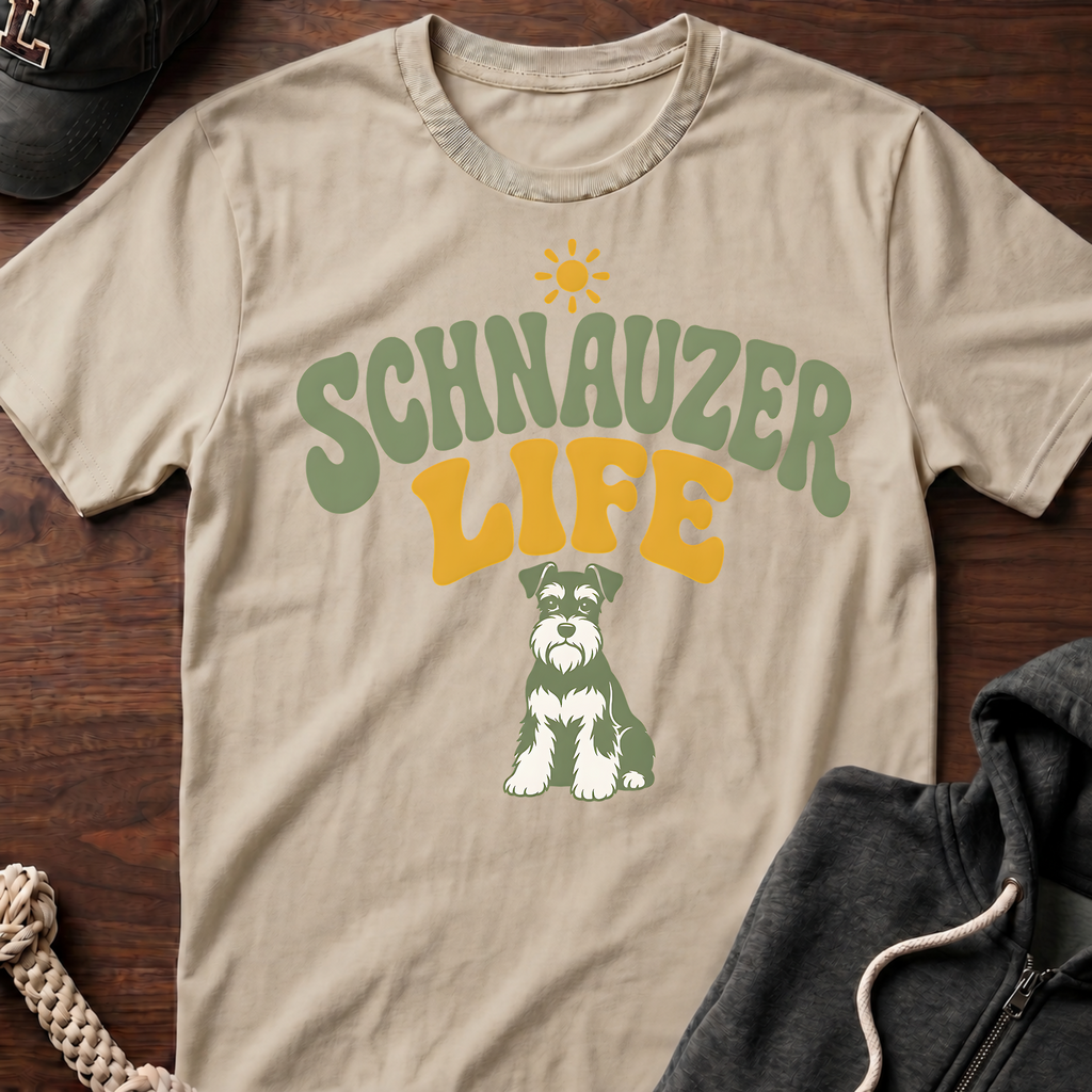 Schnauzer Life Retro T-Shirt