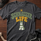 Schnauzer Life Retro T-Shirt