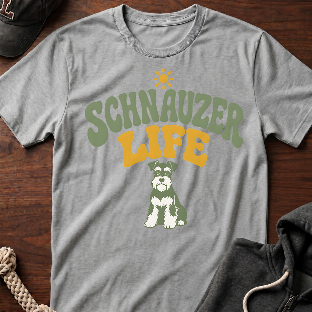 Schnauzer Life Retro T-Shirt