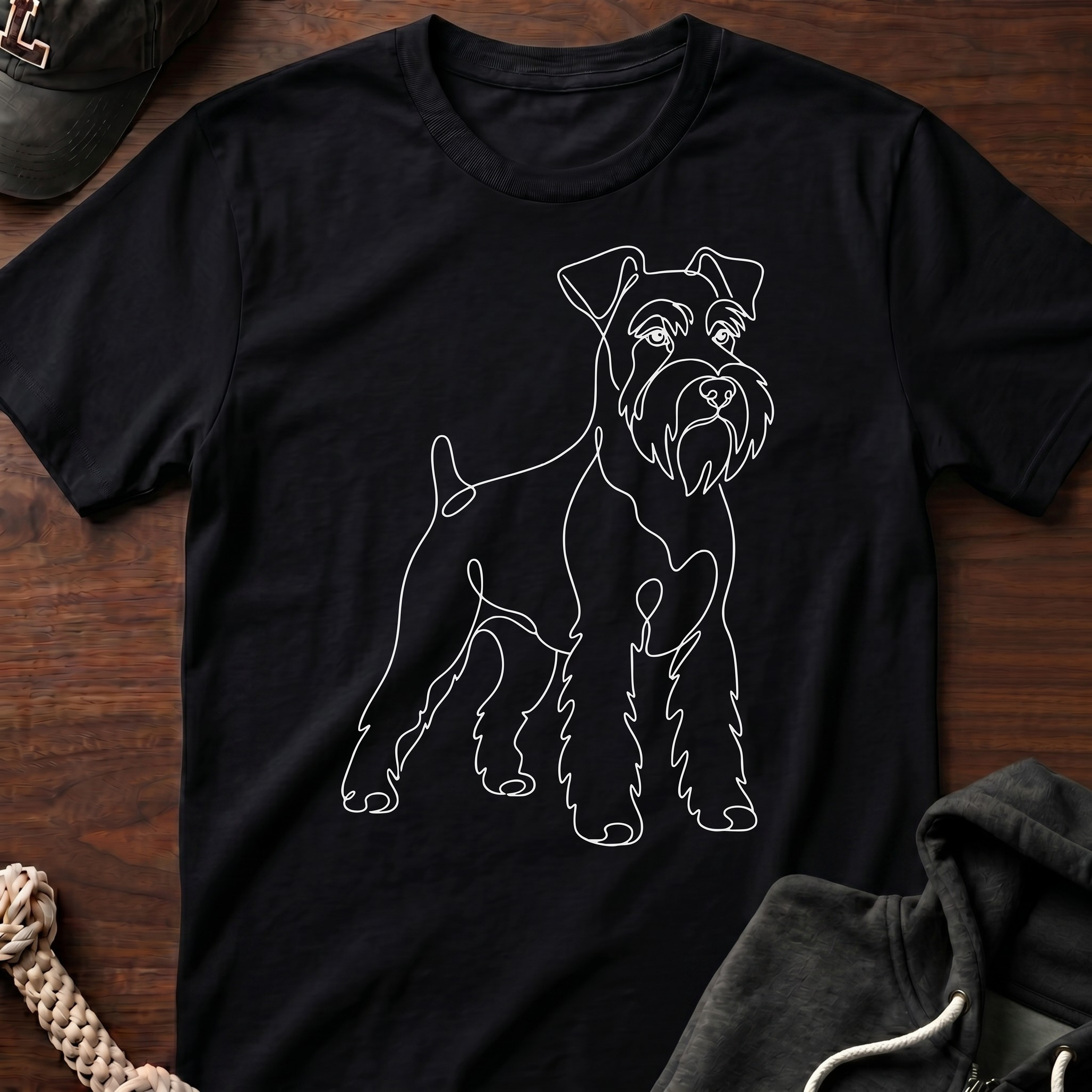 Wireframe_White T-Shirt