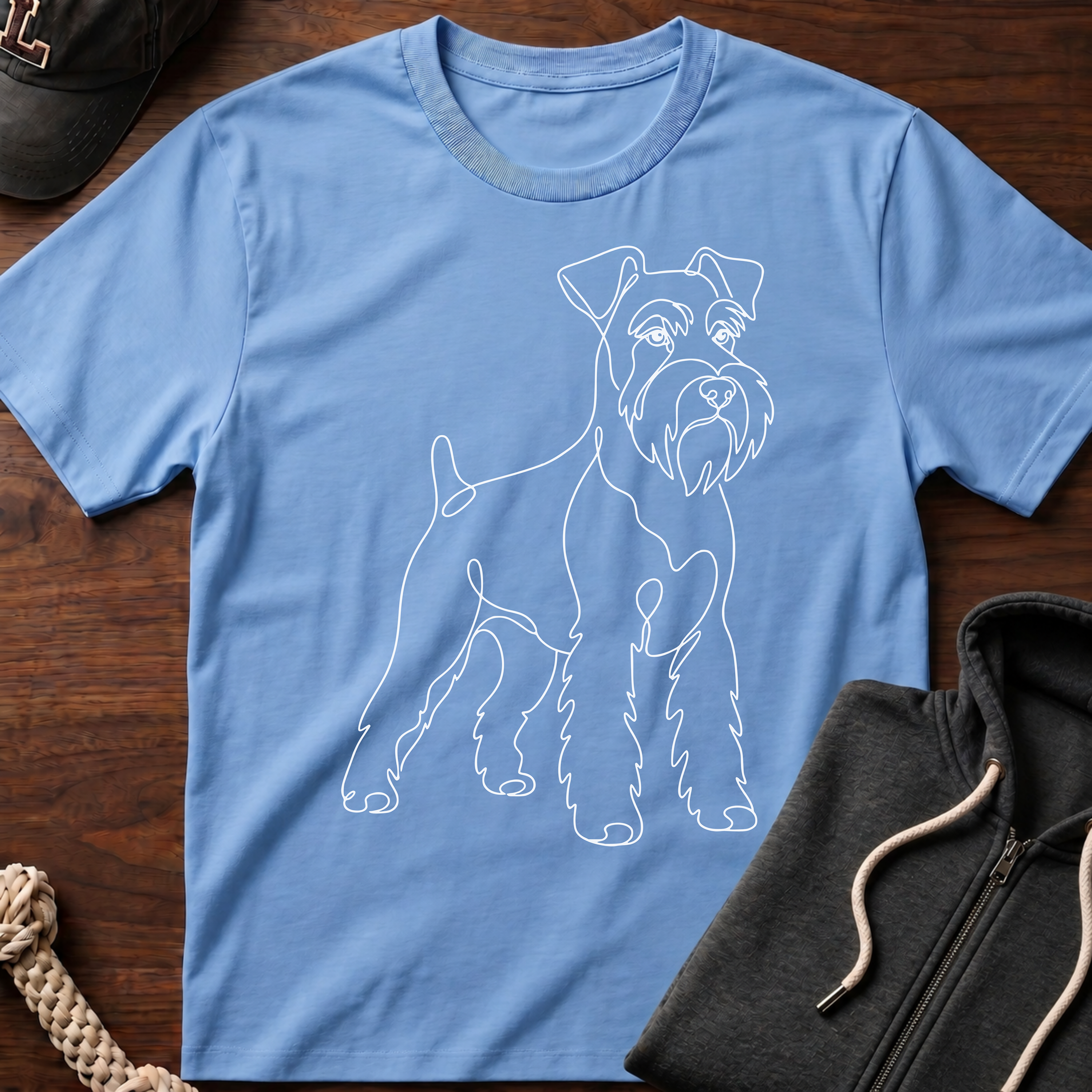 Wireframe_White T-Shirt