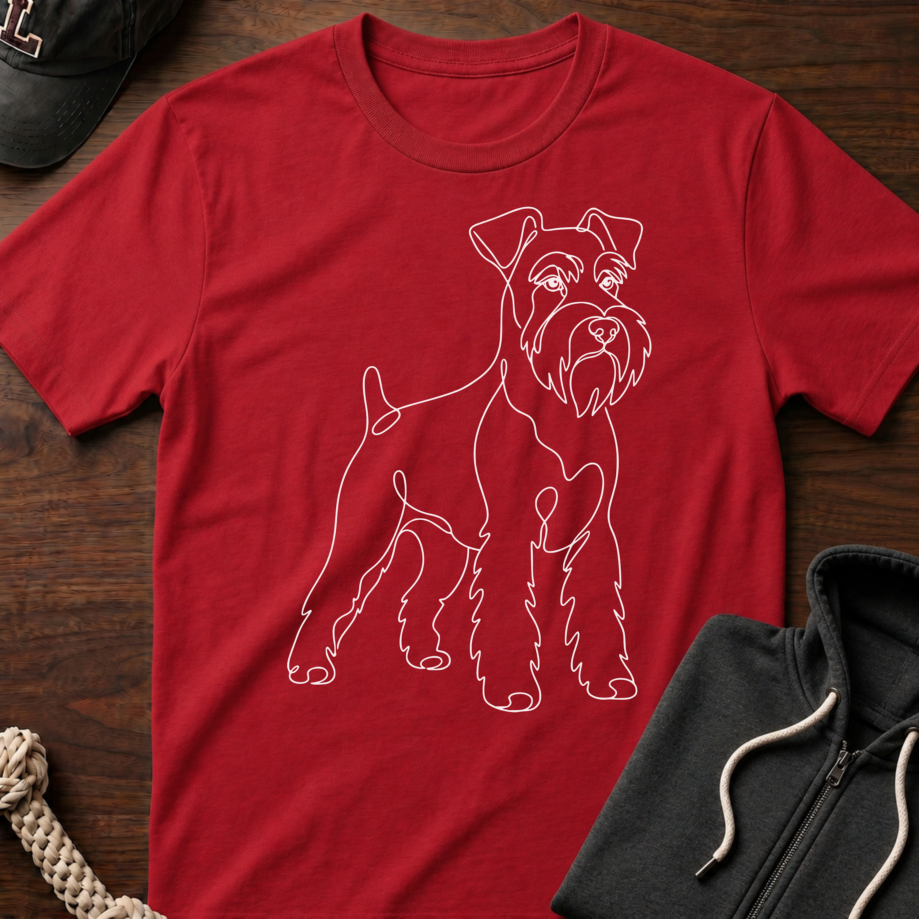 Wireframe_White T-Shirt