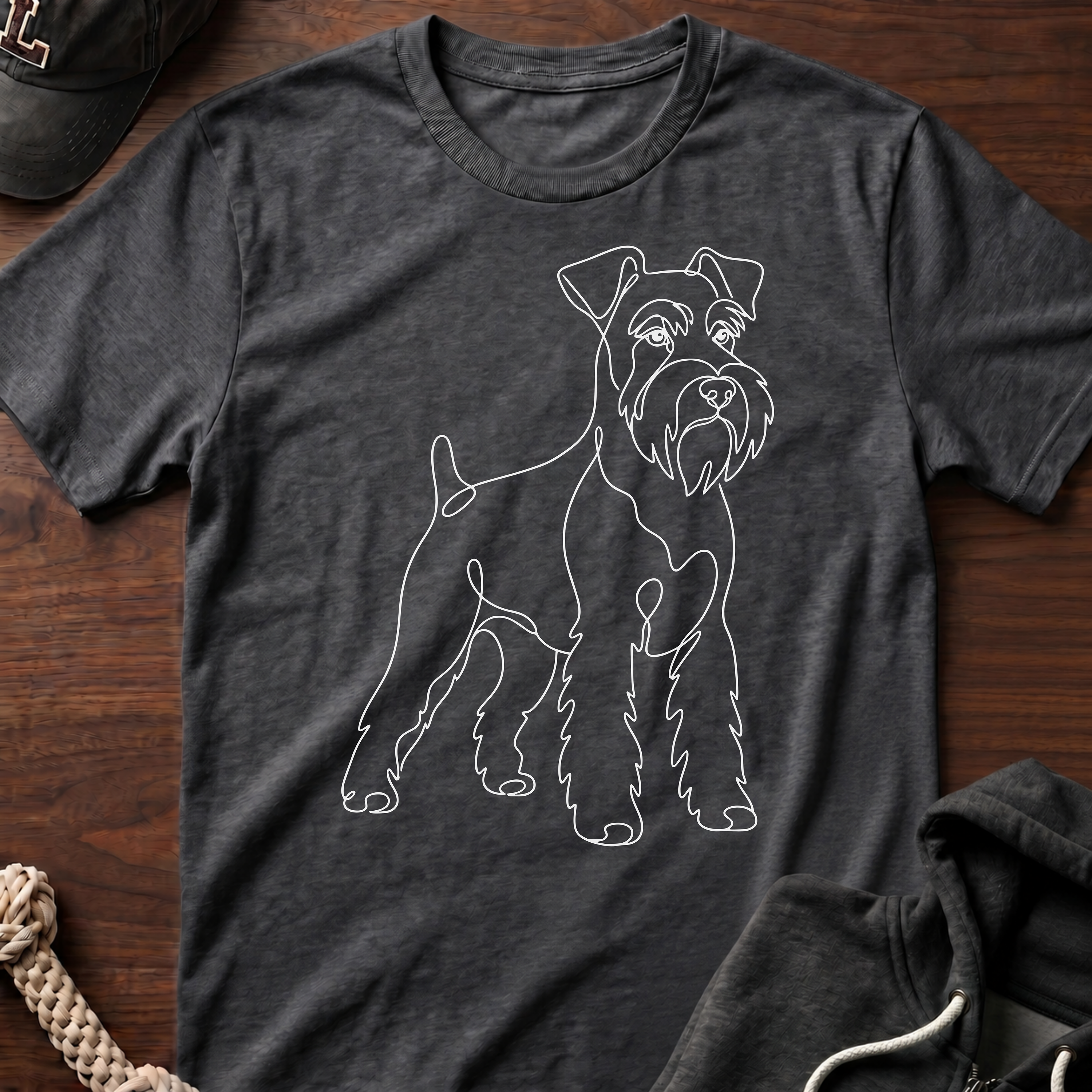Wireframe_White T-Shirt