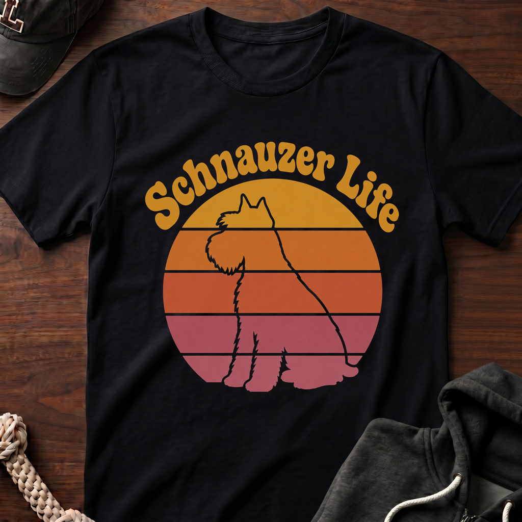 Retro Schnauzer Life T-Shirt 02