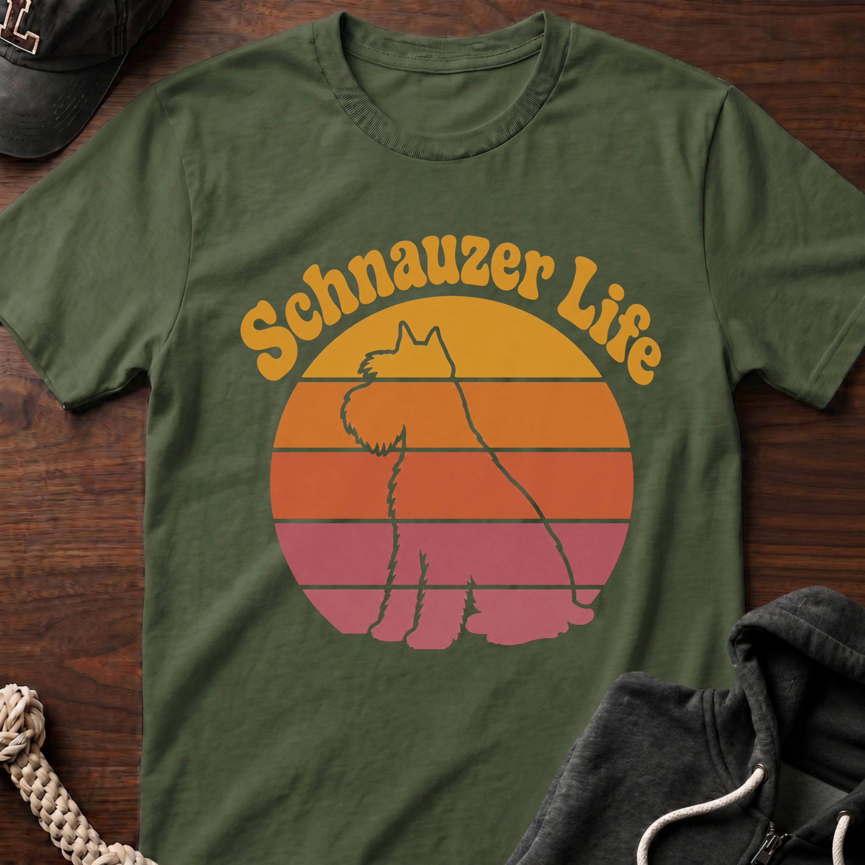 Retro Schnauzer Life T-Shirt 02