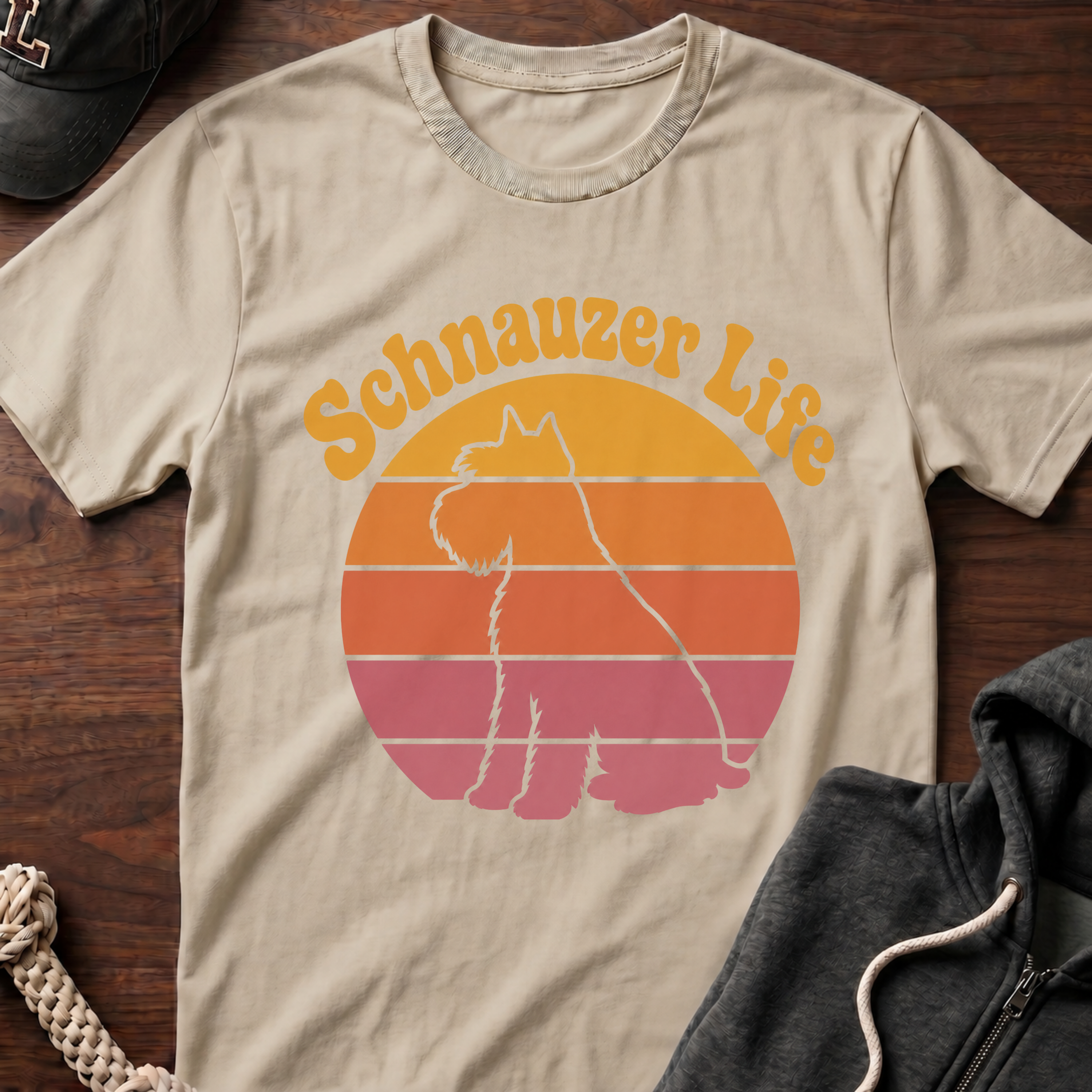 Retro Schnauzer Life T-Shirt 02