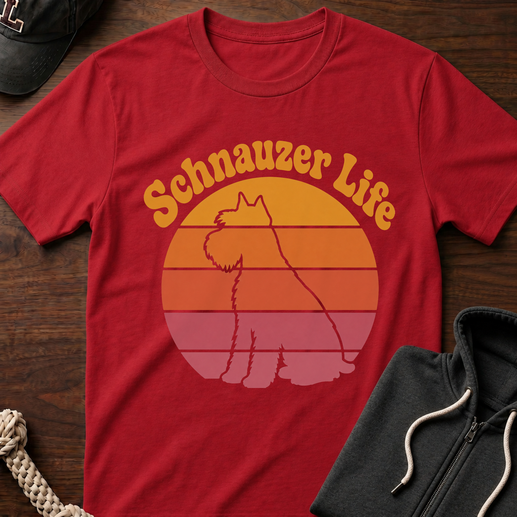 Retro Schnauzer Life T-Shirt 02