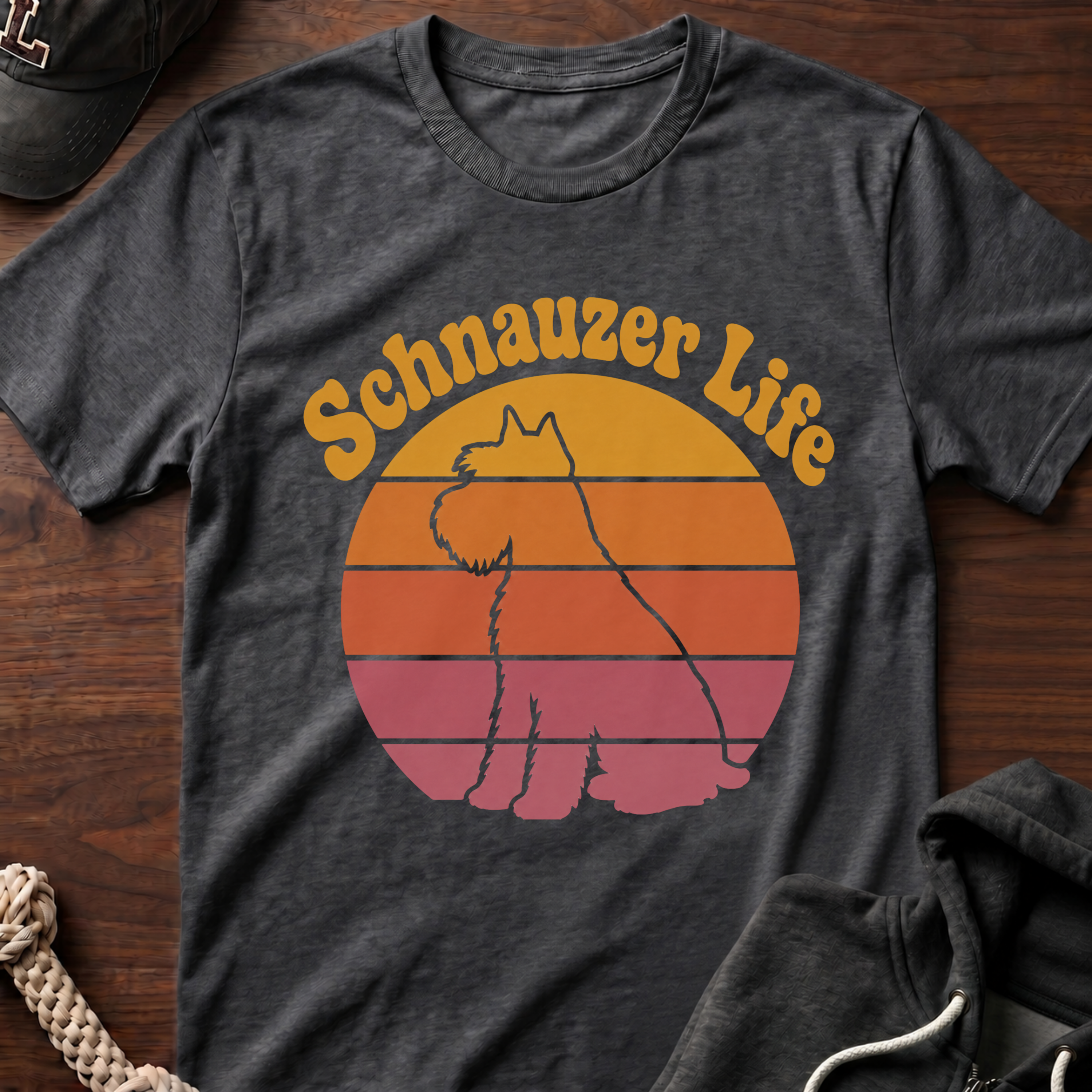 Retro Schnauzer Life T-Shirt 02