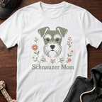 Schnauzer Mom Emb T-Shirt