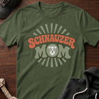 Schnauzer Mom Burst T-Shirt