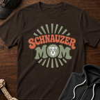 Schnauzer Mom Burst T-Shirt