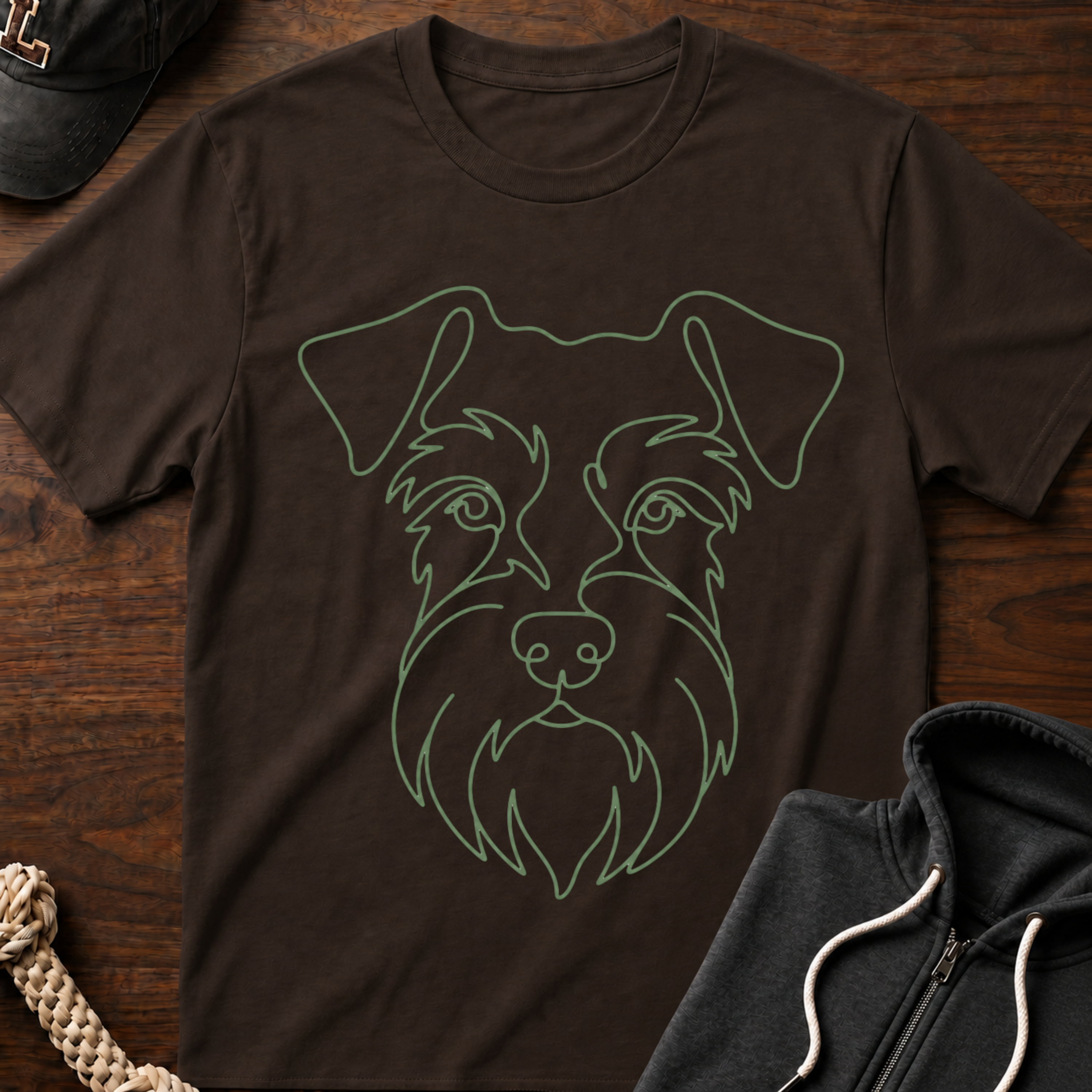 Wired Portrait Dark T-Shirt
