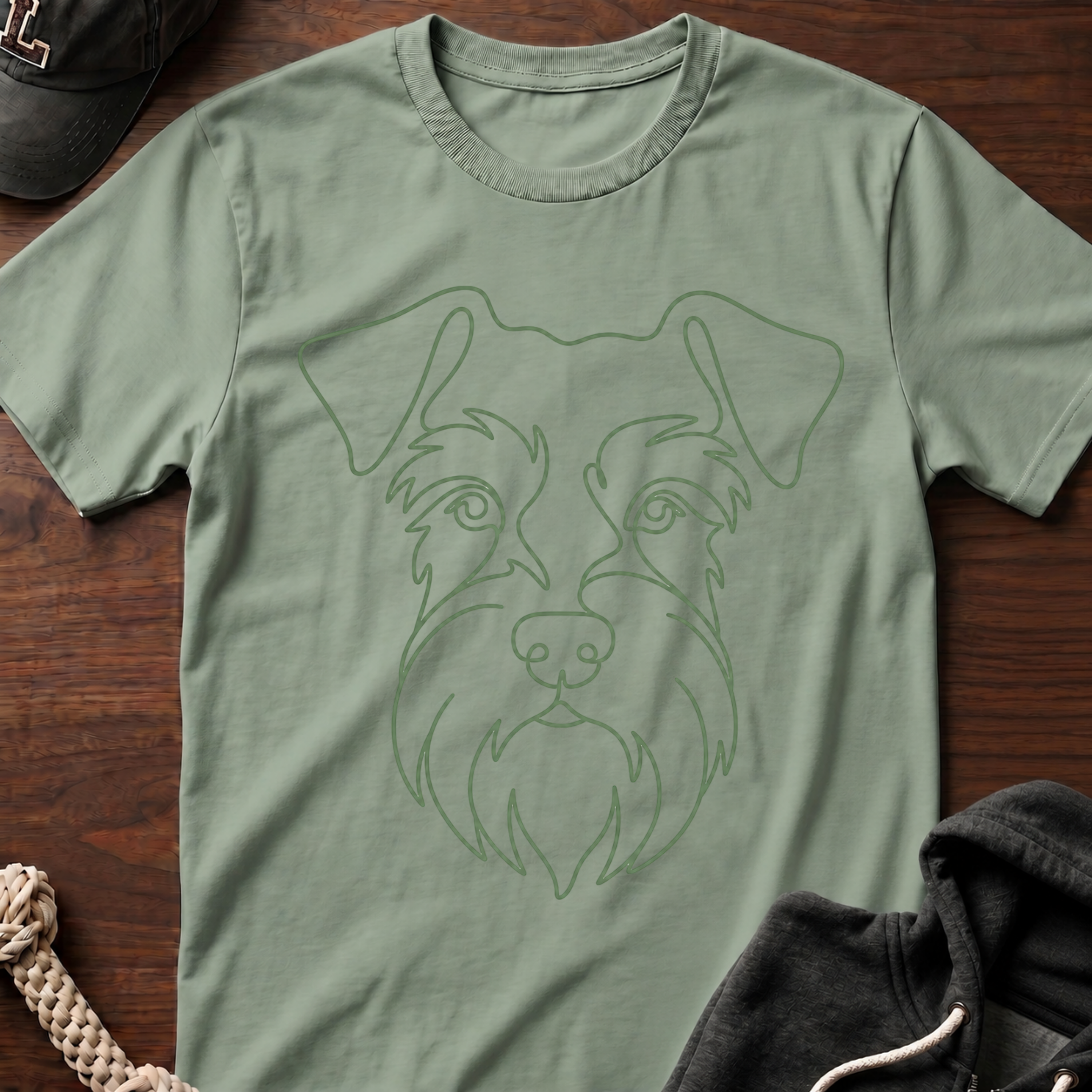 Wired Portrait Dark T-Shirt