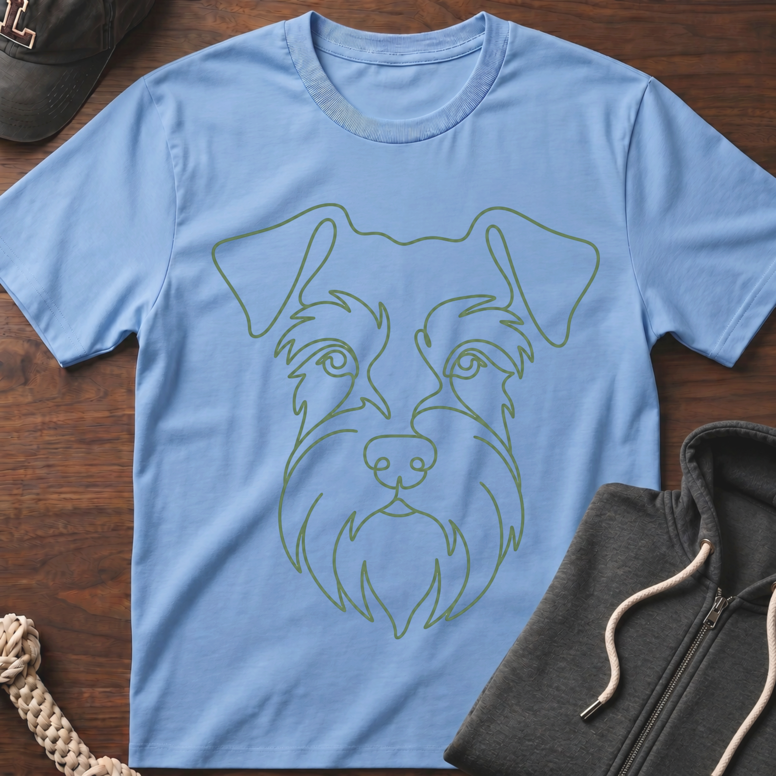 Wired Portrait Dark T-Shirt