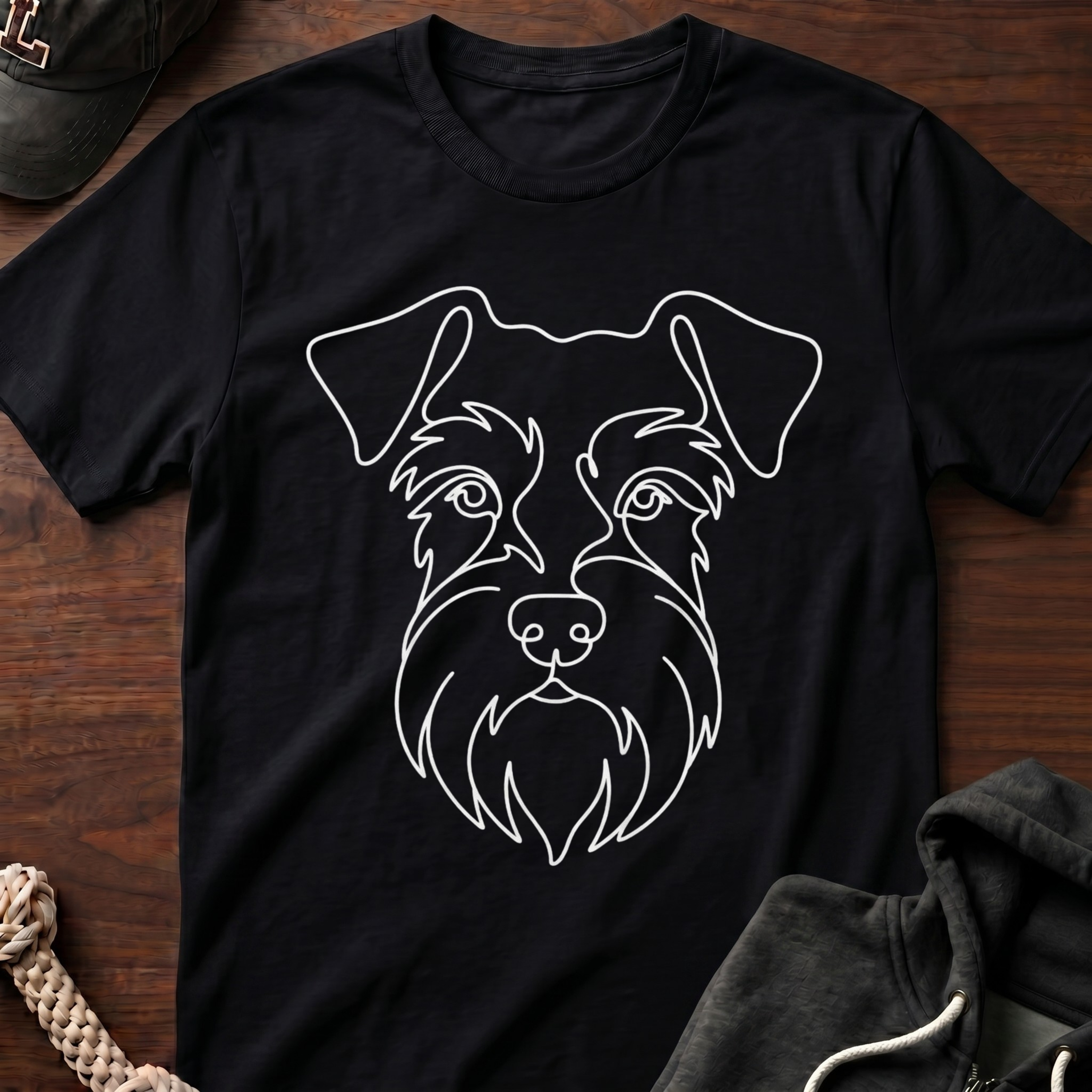 Wired Portrait White T-Shirt