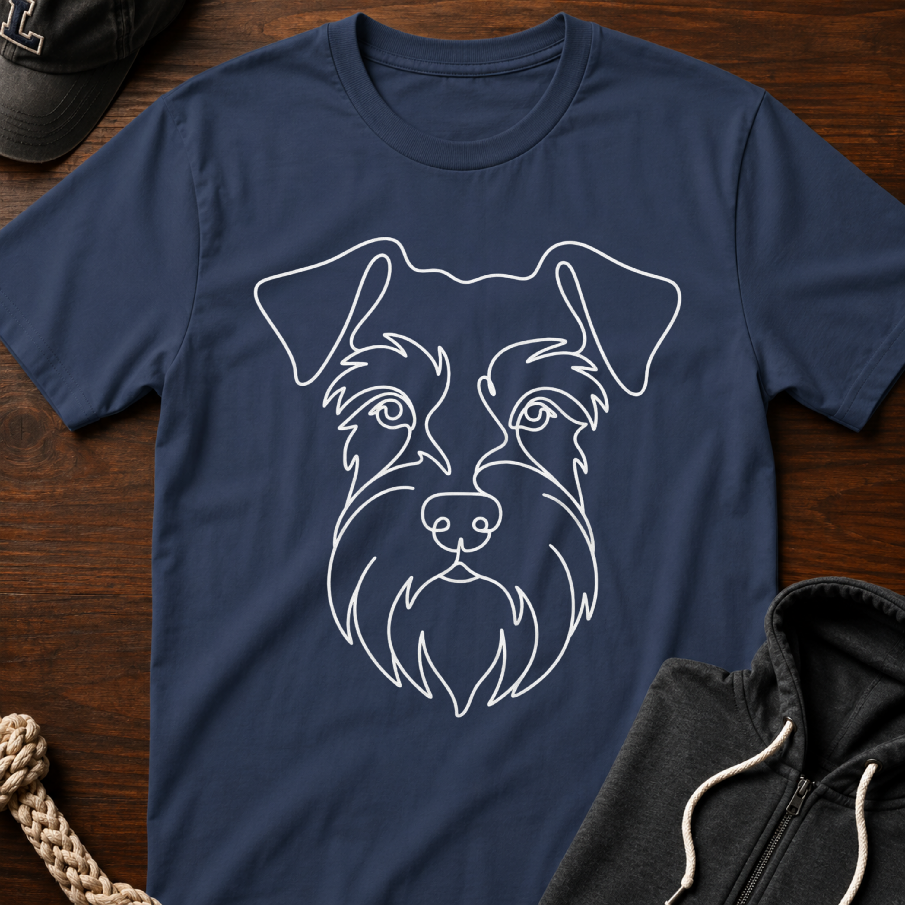 Wired Portrait White T-Shirt