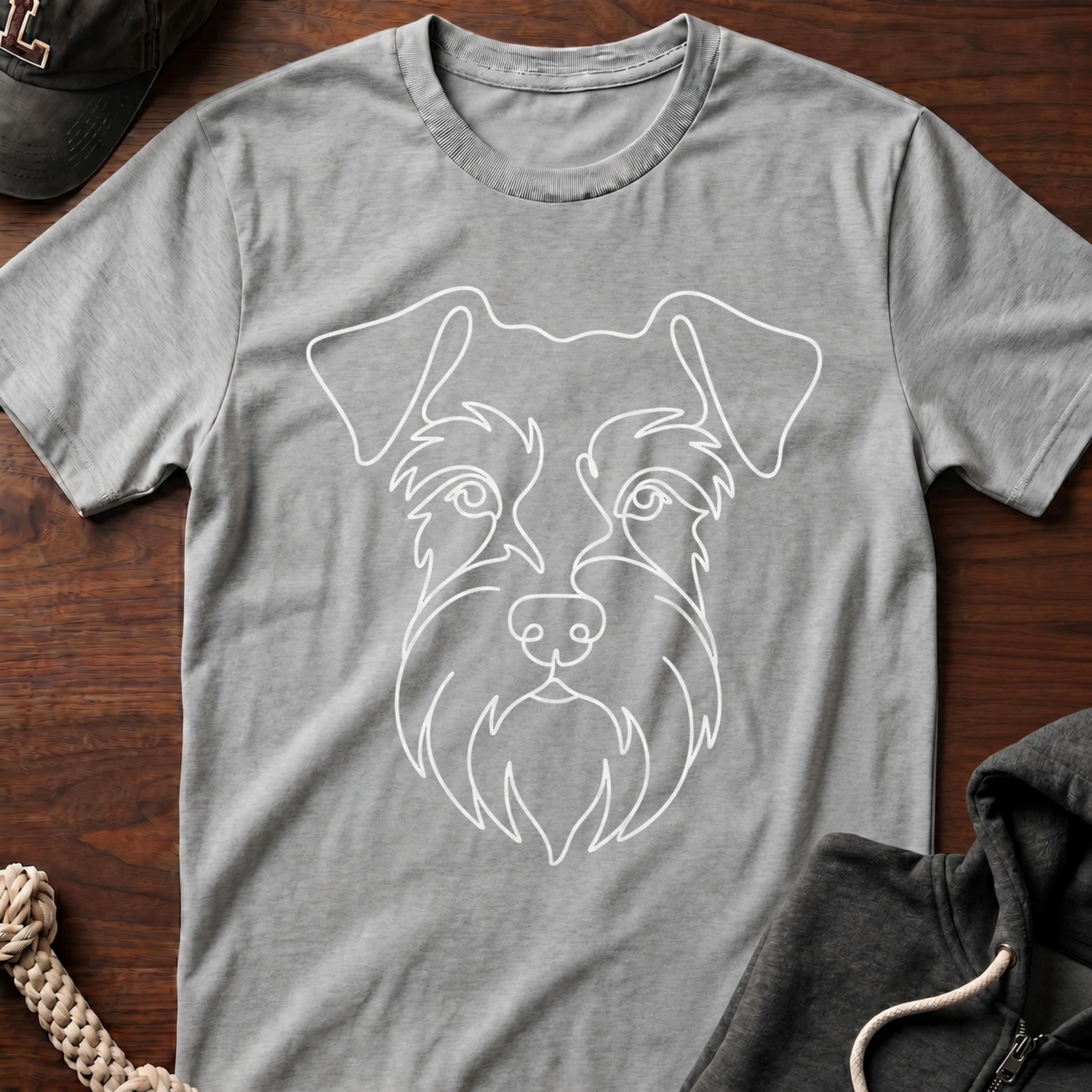 Wired Portrait White T-Shirt