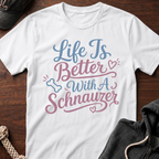 With A Schnauzer T-Shirt