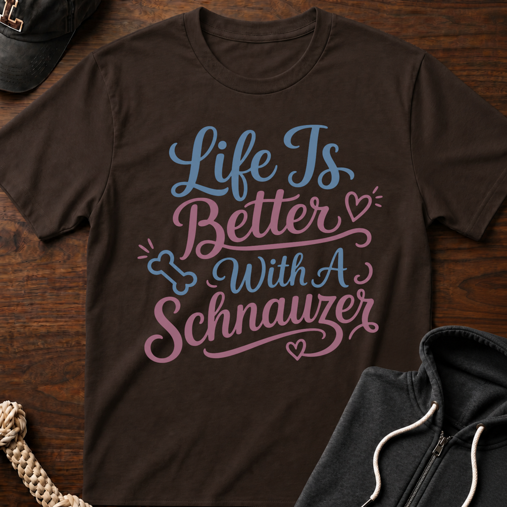 With A Schnauzer T-Shirt