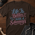 With A Schnauzer T-Shirt
