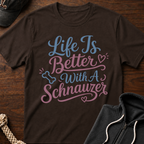 With A Schnauzer T-Shirt