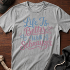 With A Schnauzer T-Shirt