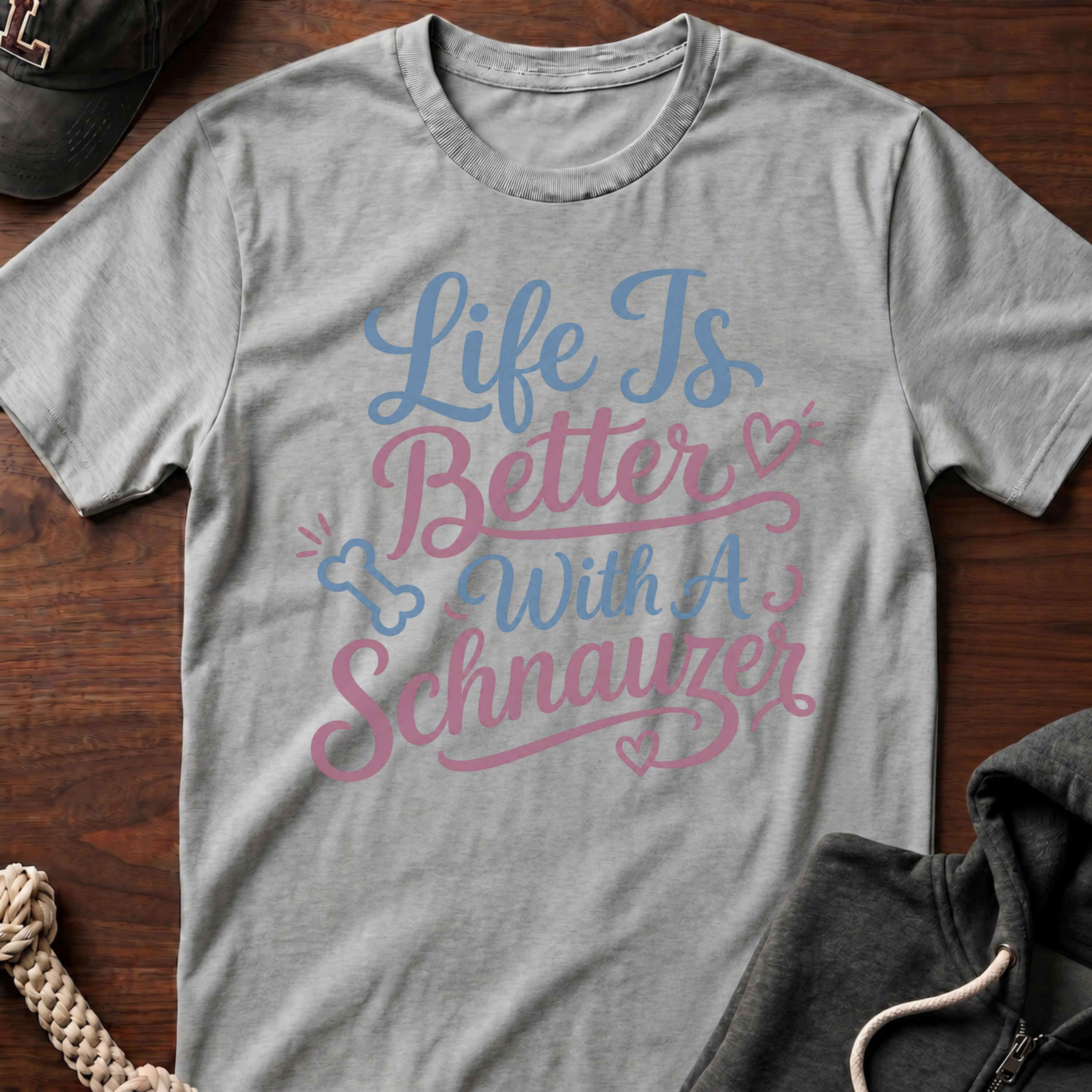 With A Schnauzer T-Shirt