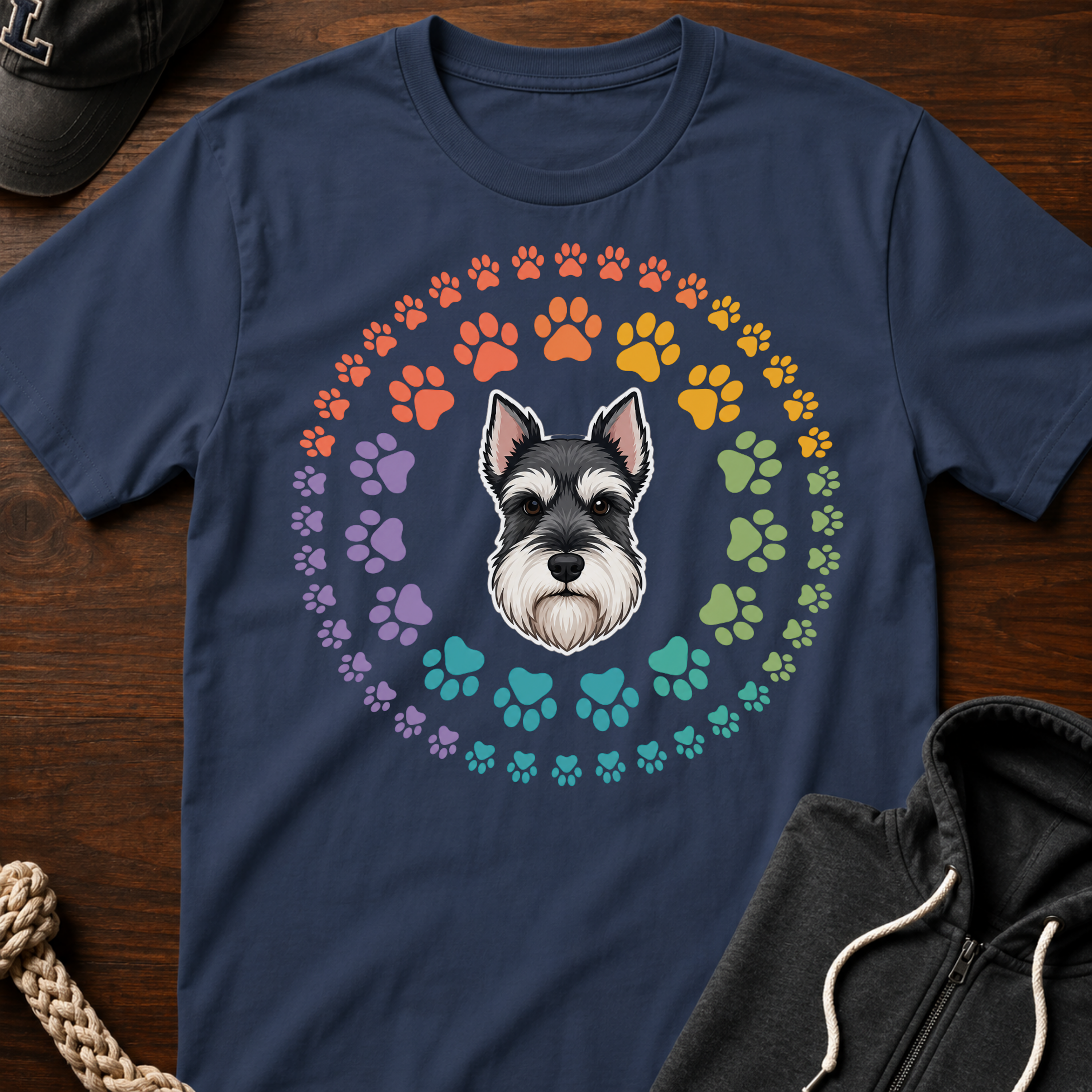 Kaleidoscope Paws T-Shirt