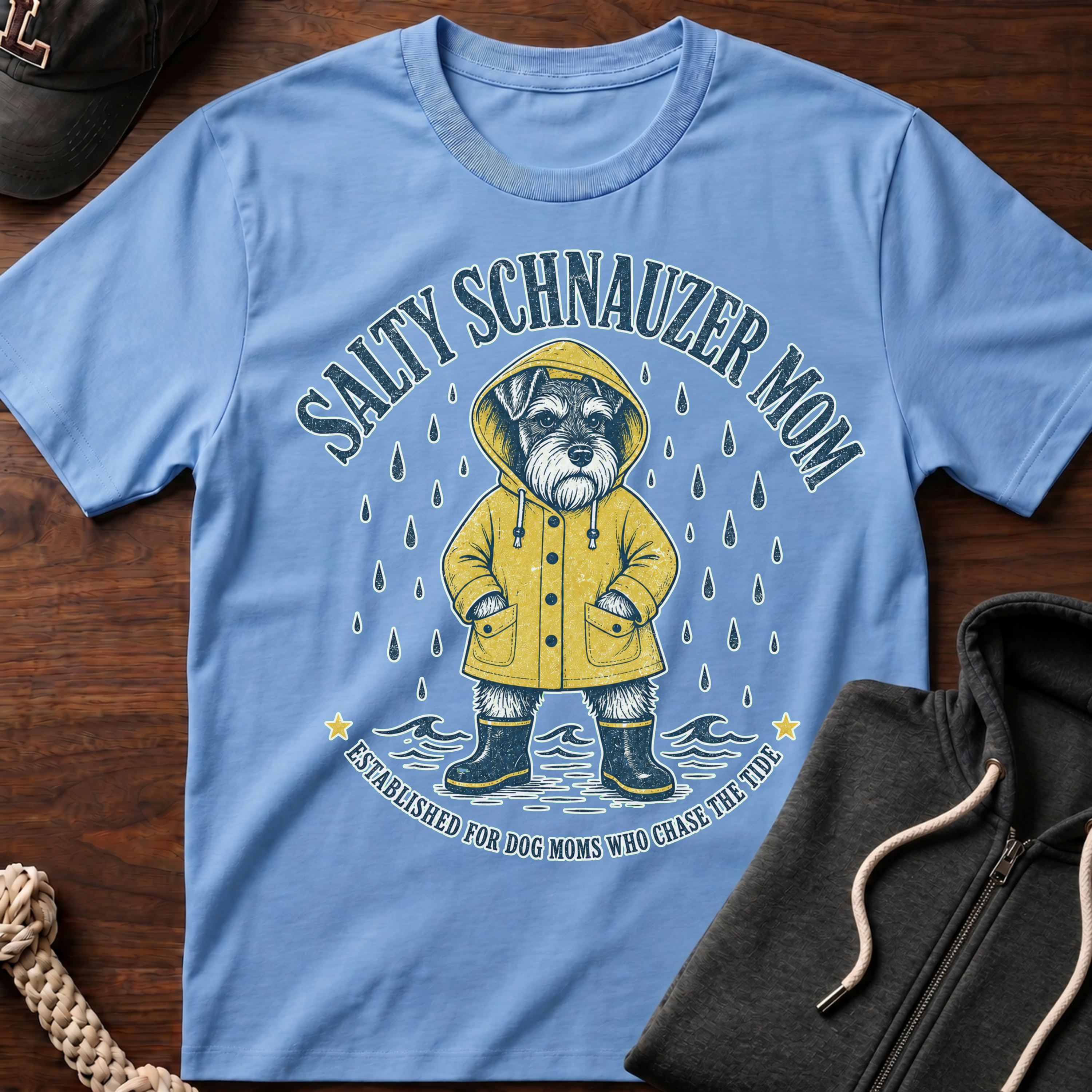 Salty Schnauzer Mom T-Shirt