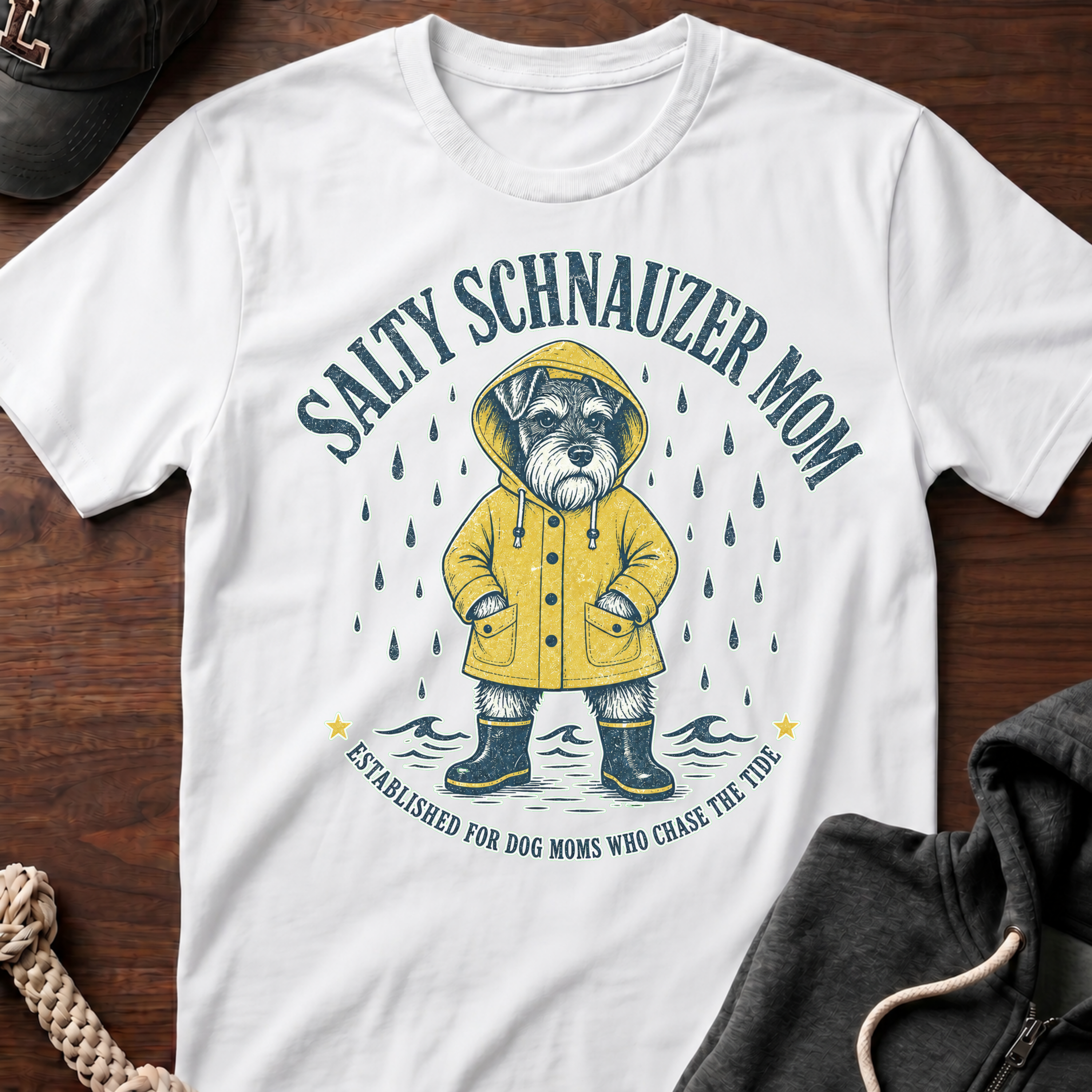 Salty Schnauzer Mom T-Shirt
