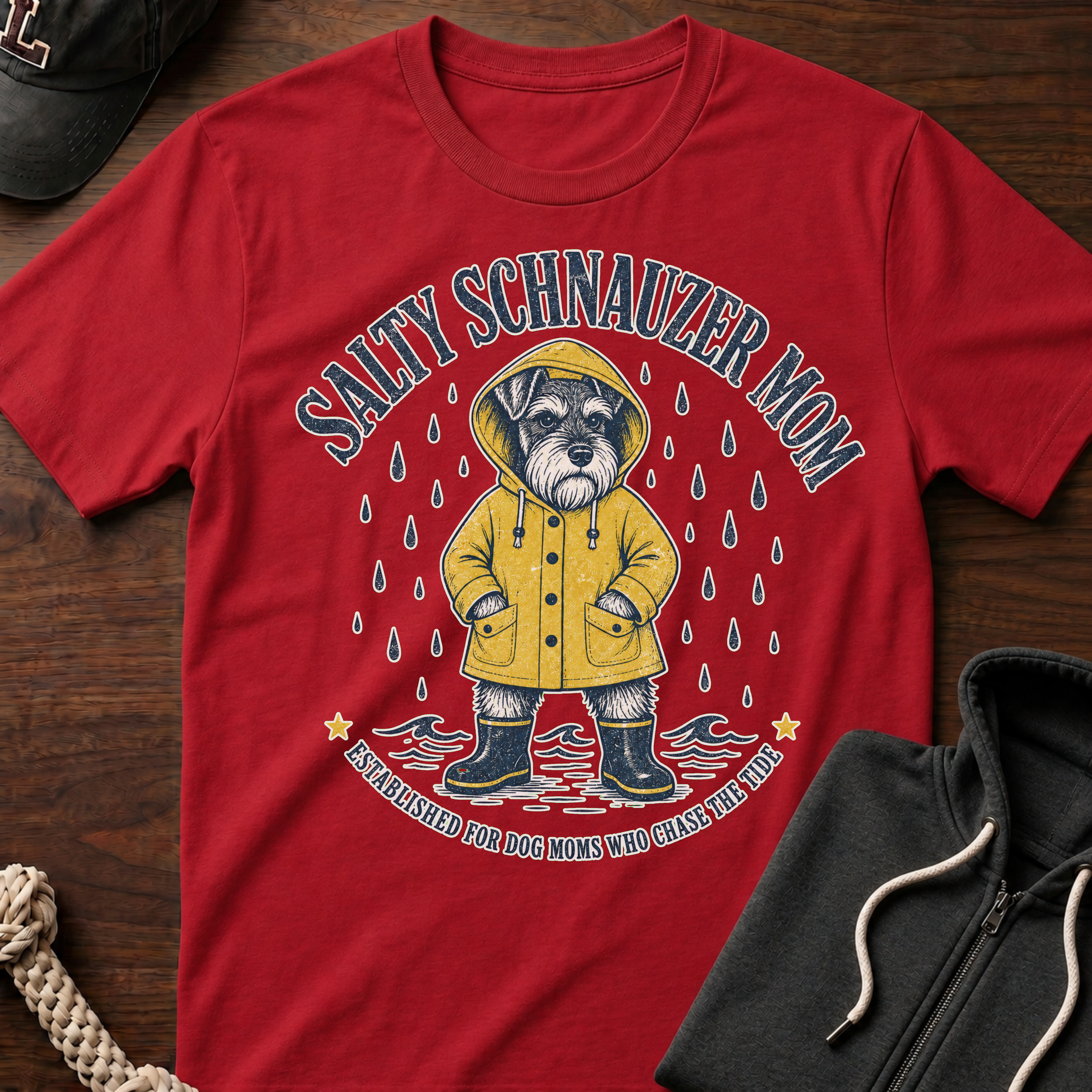 Salty Schnauzer Mom T-Shirt