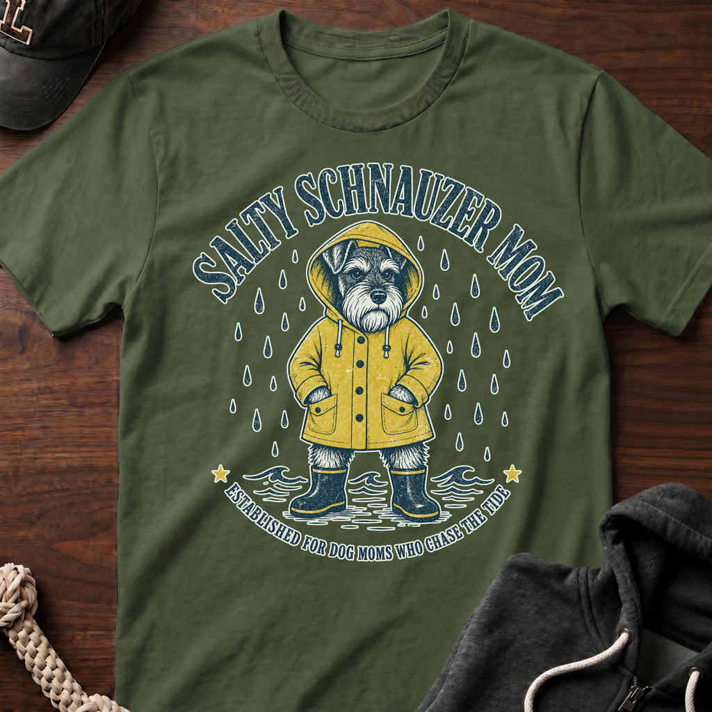 Salty Schnauzer Mom T-Shirt