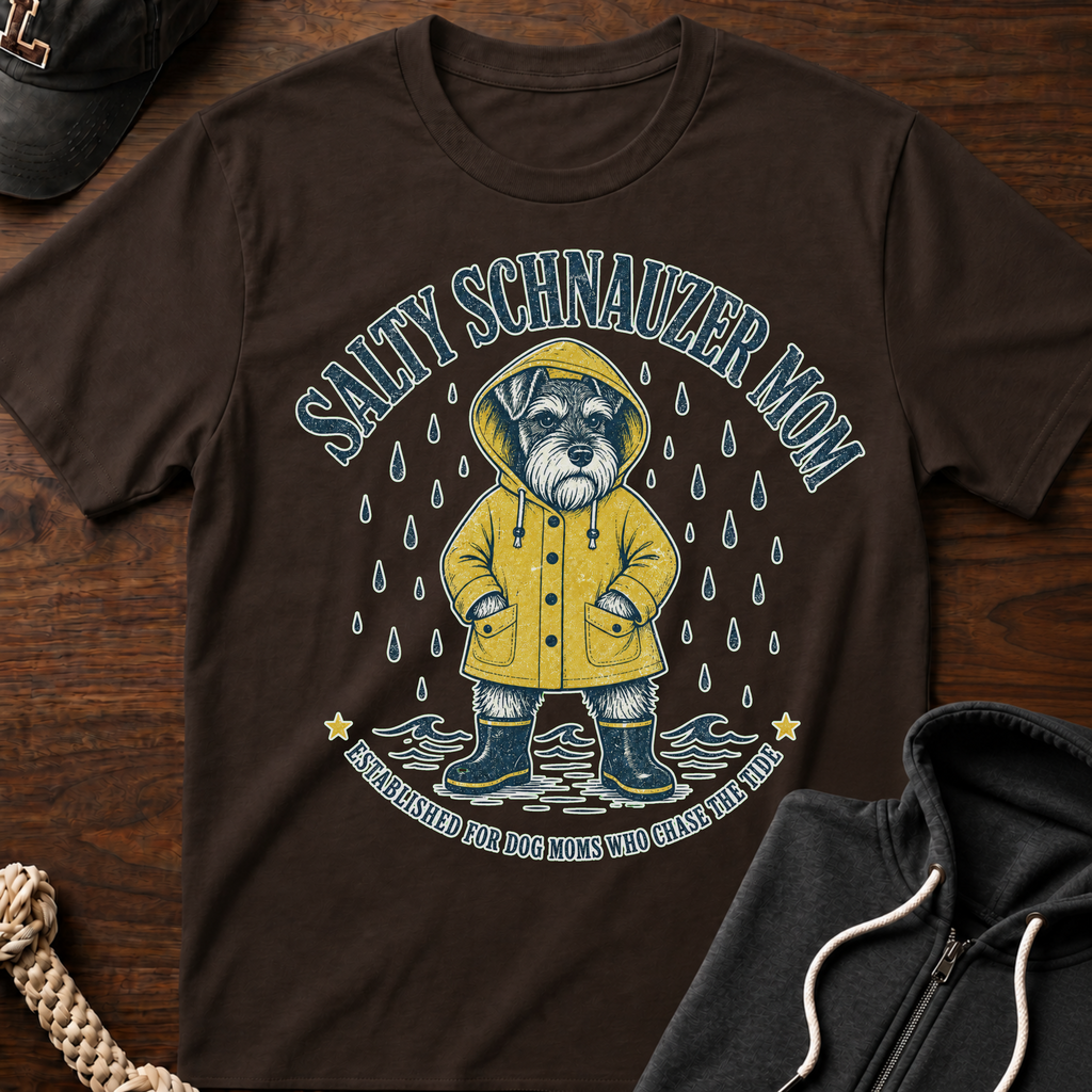 Salty Schnauzer Mom T-Shirt