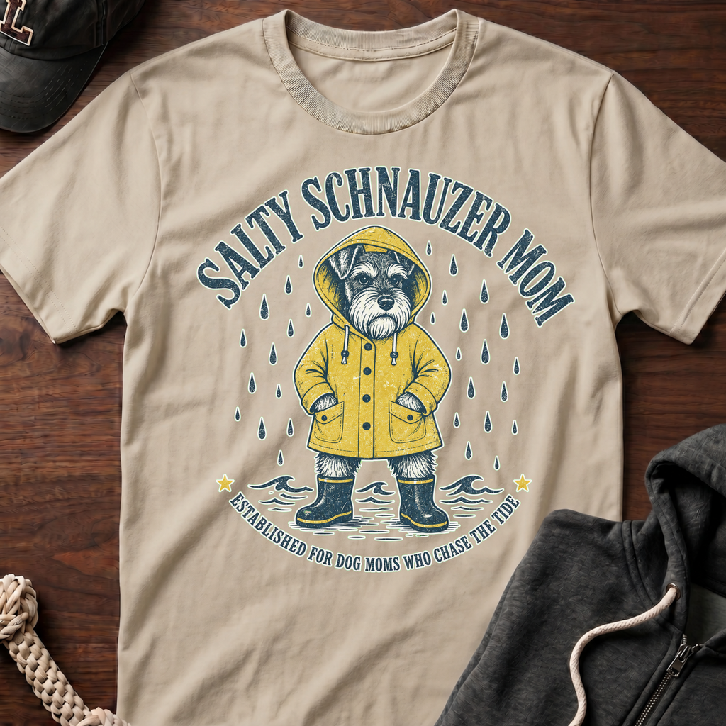 Salty Schnauzer Mom T-Shirt