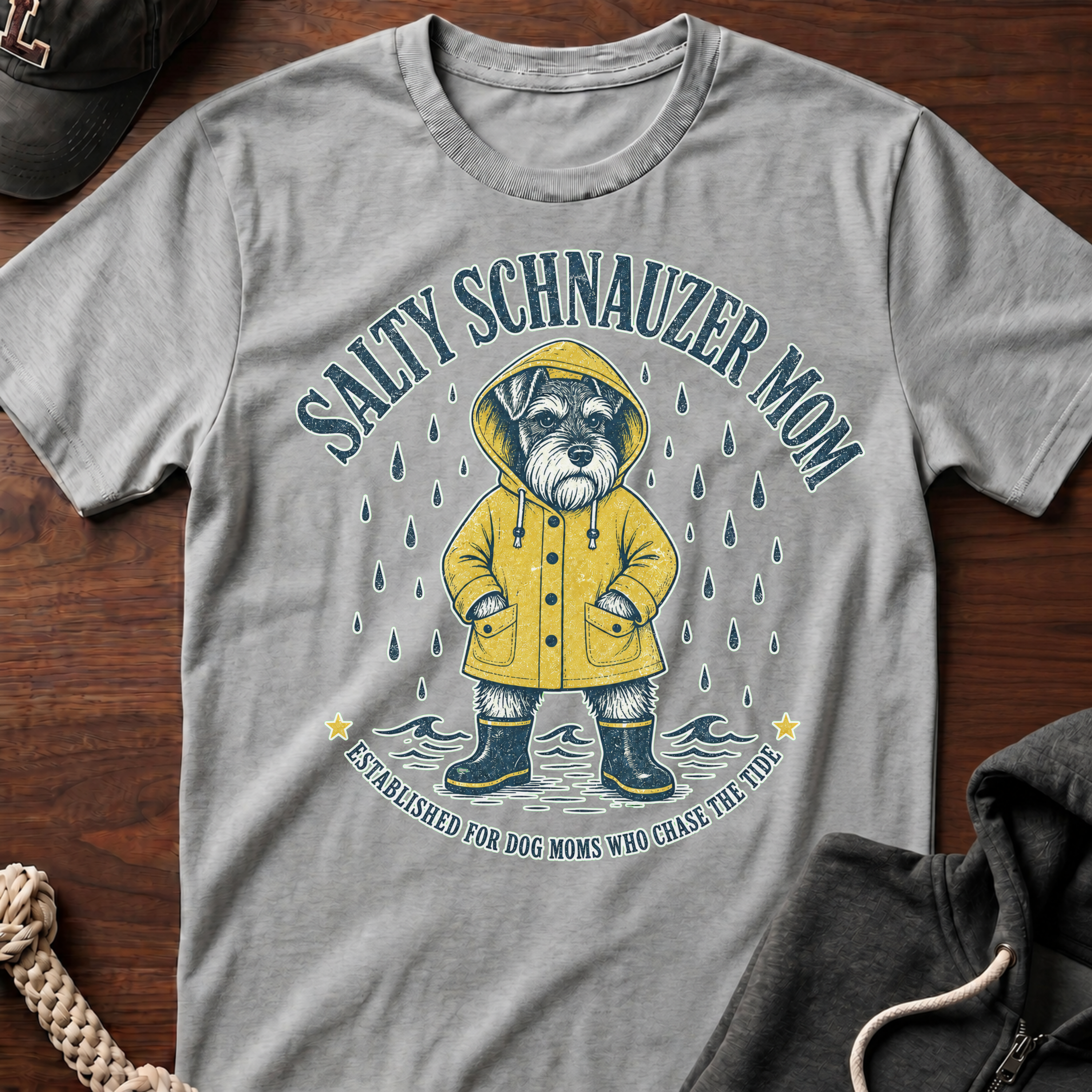 Salty Schnauzer Mom T-Shirt