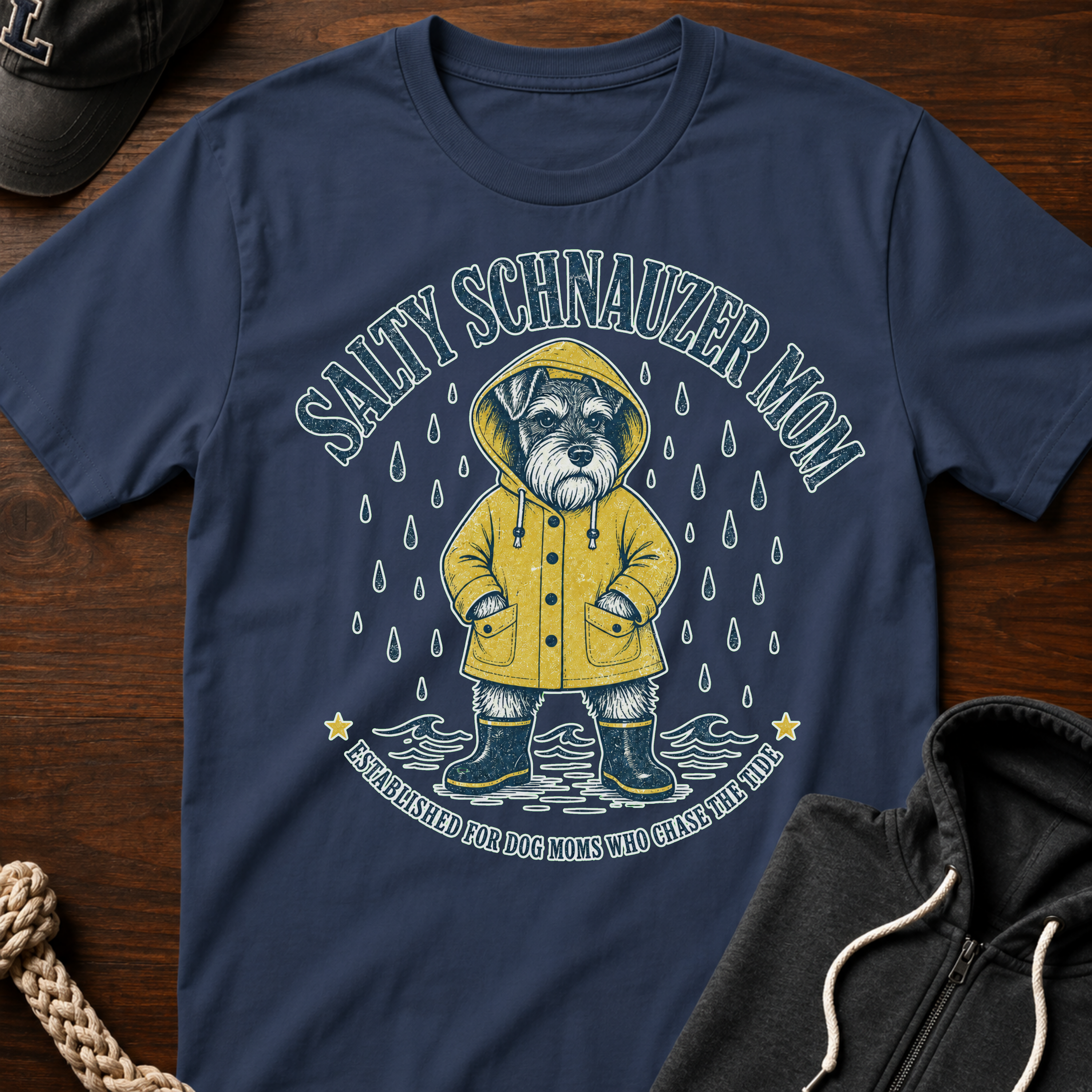 Salty Schnauzer Mom T-Shirt