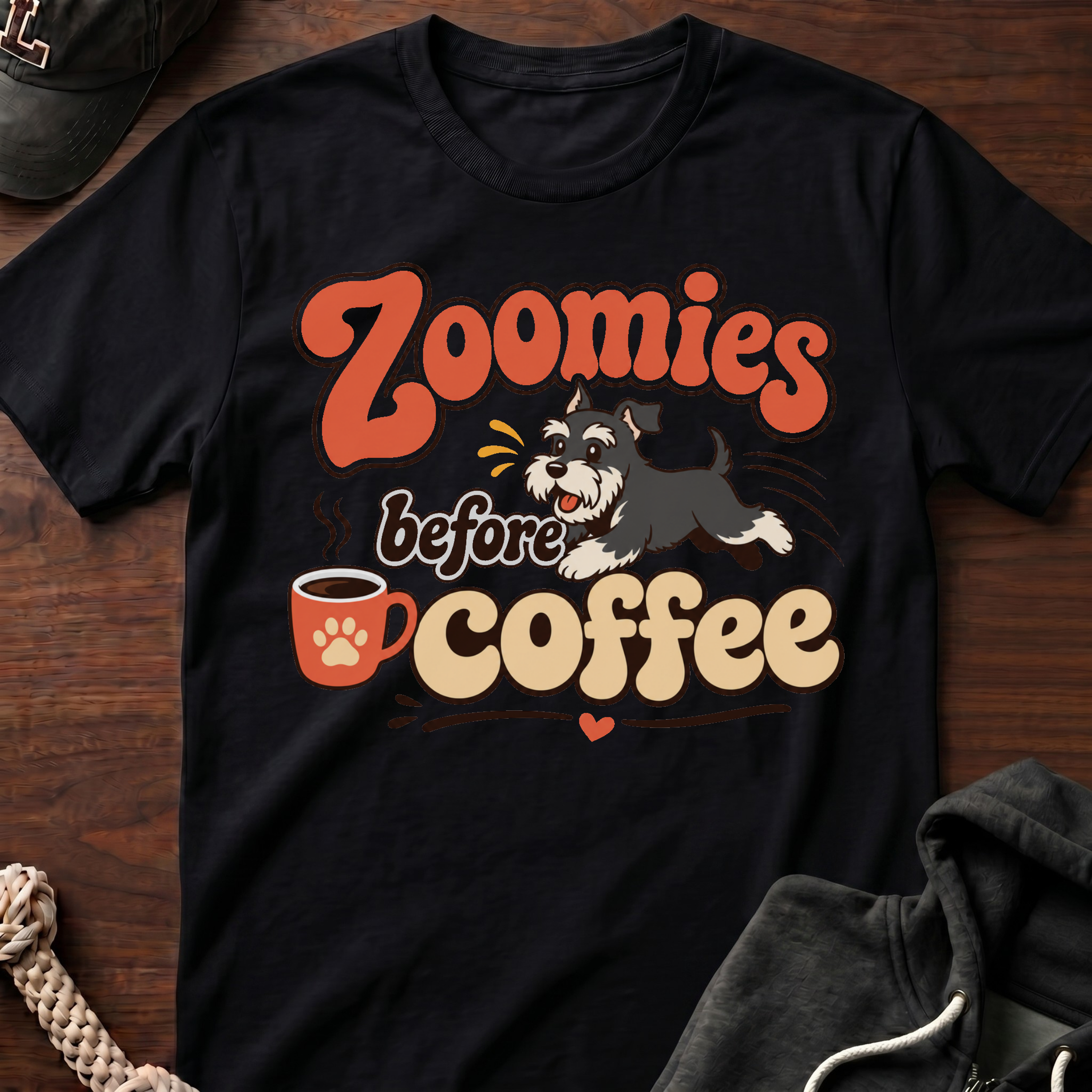 Zoomies Before Coffee 02 T-Shirt