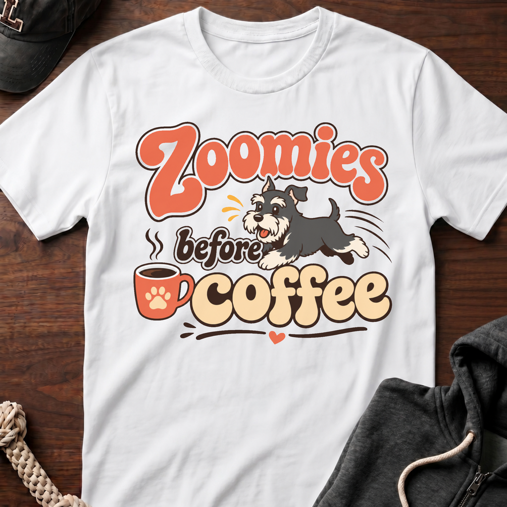 Zoomies Before Coffee 02 T-Shirt