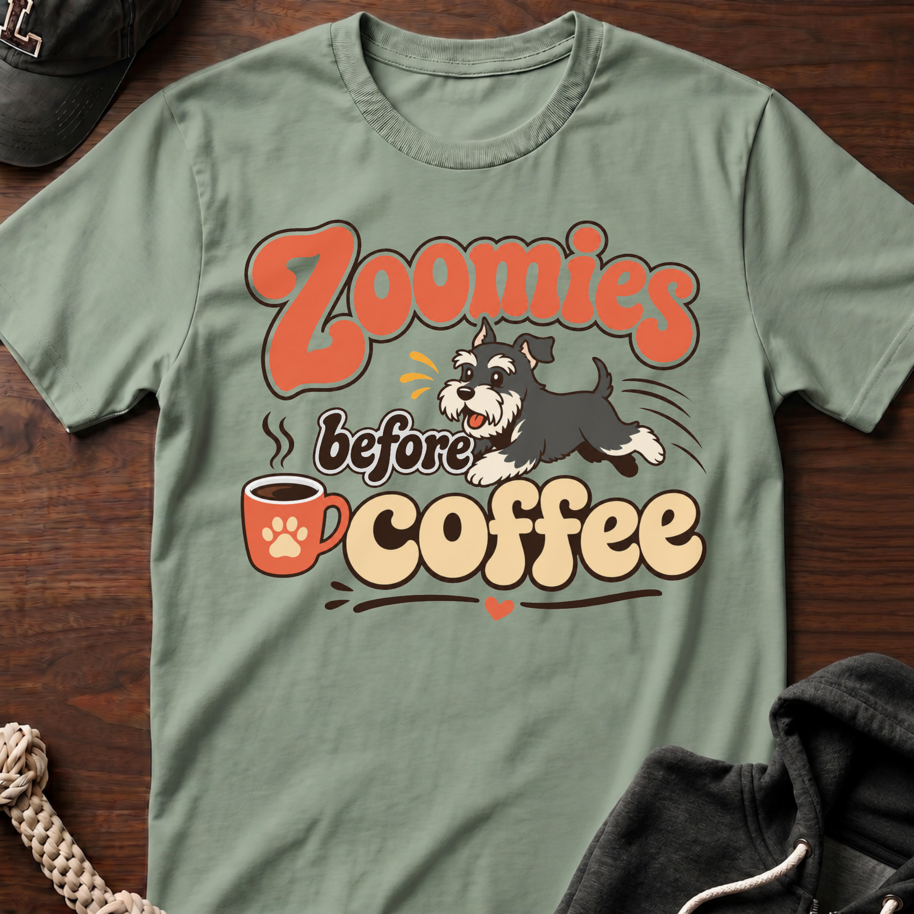 Zoomies Before Coffee 02 T-Shirt