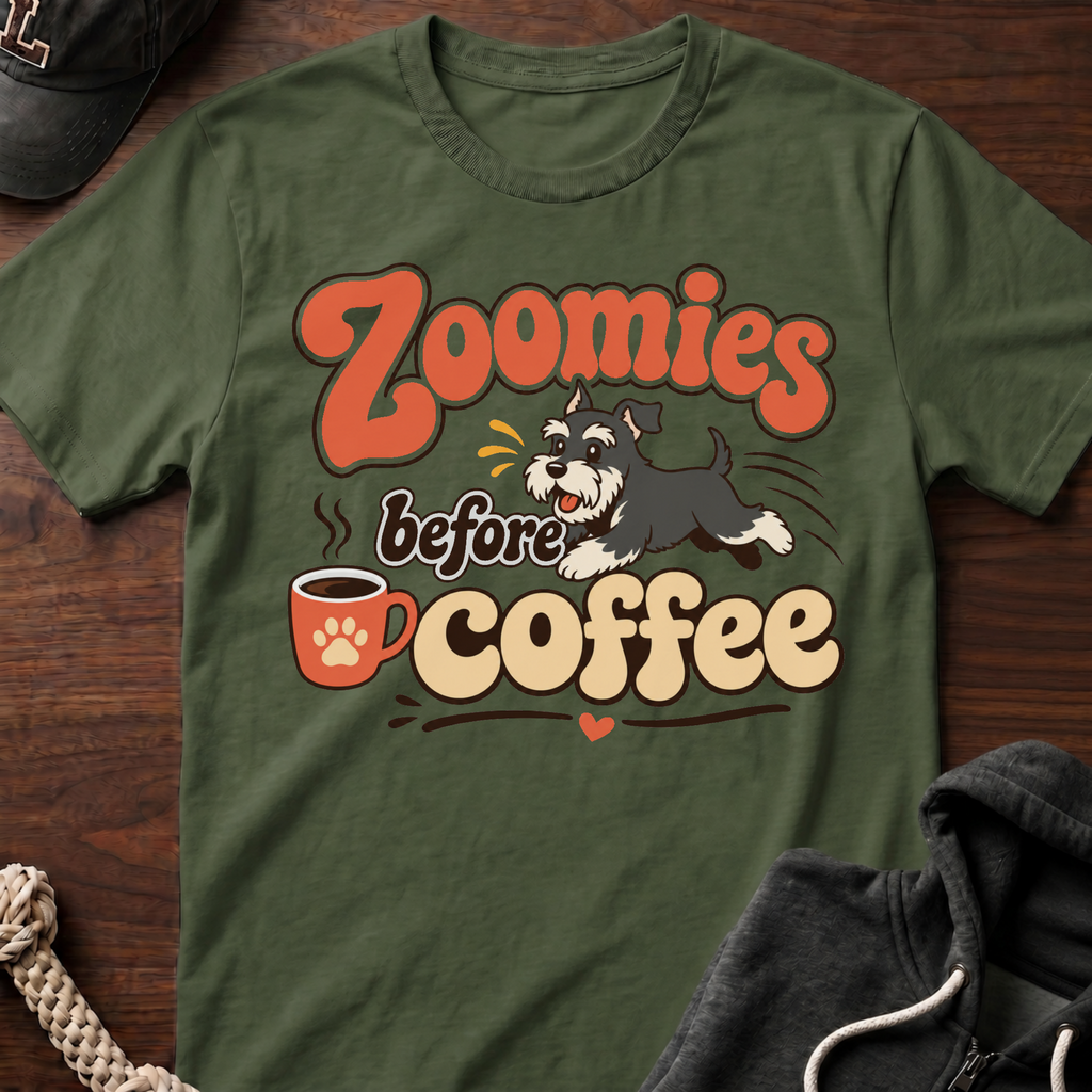 Zoomies Before Coffee 02 T-Shirt