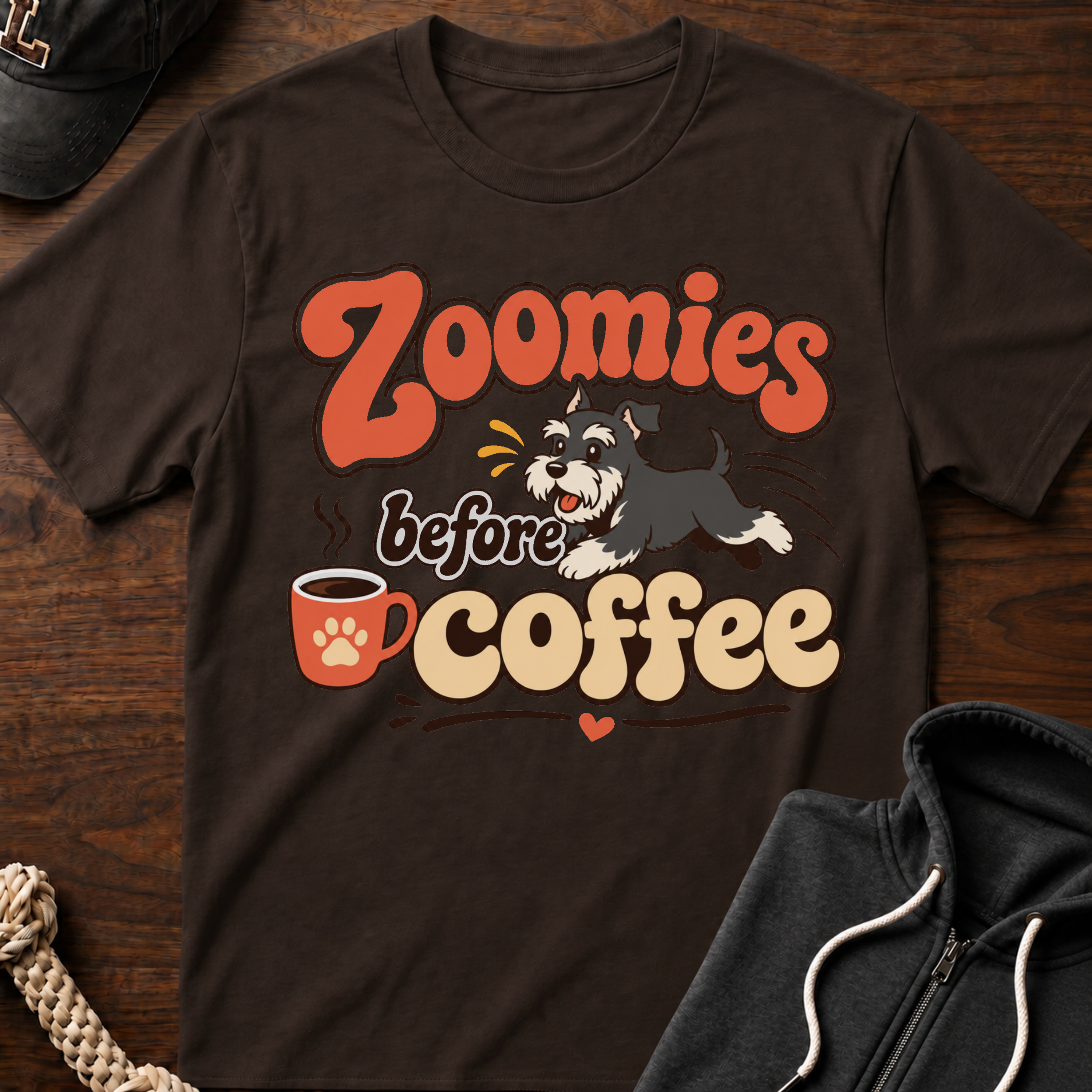 Zoomies Before Coffee 02 T-Shirt