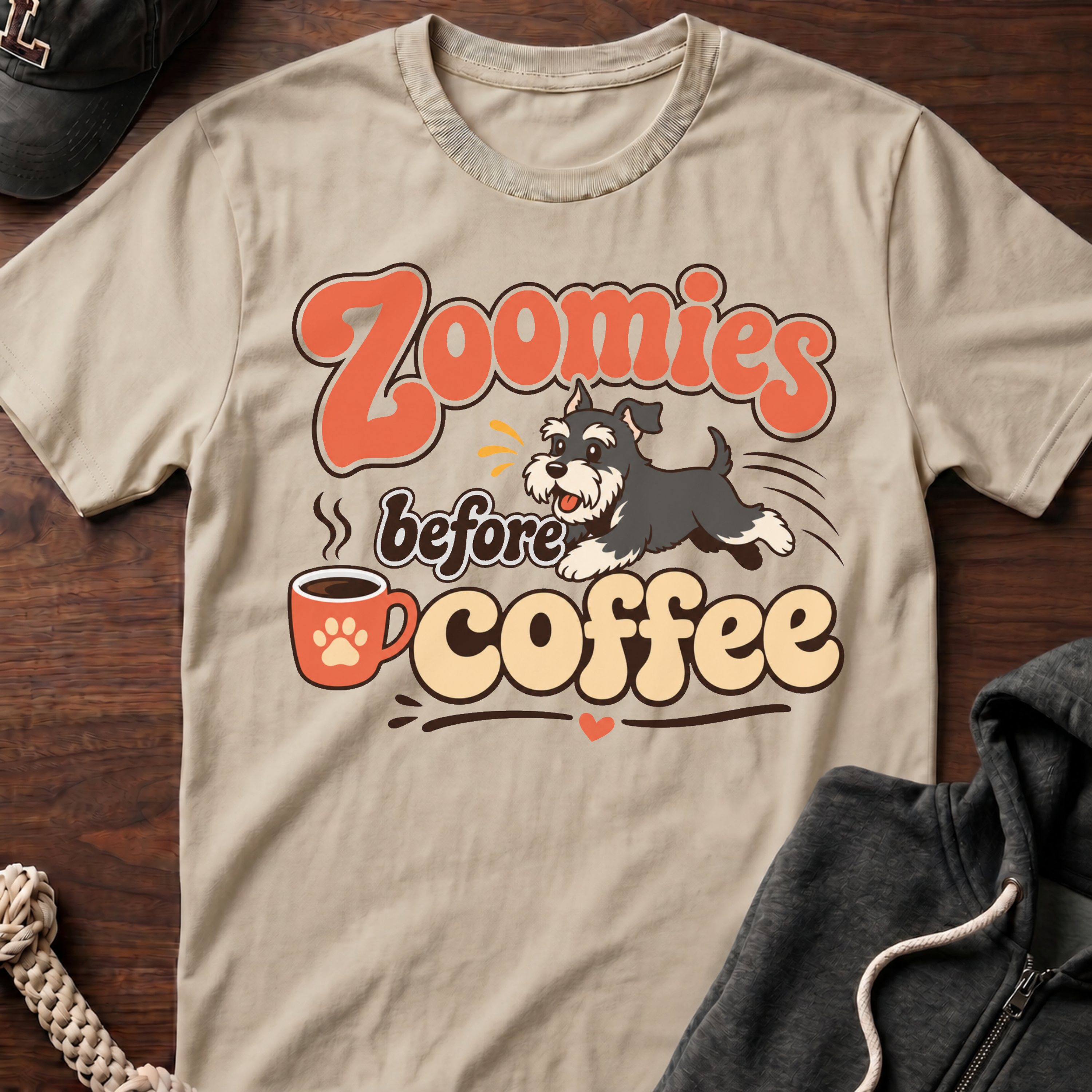 Zoomies Before Coffee 02 T-Shirt