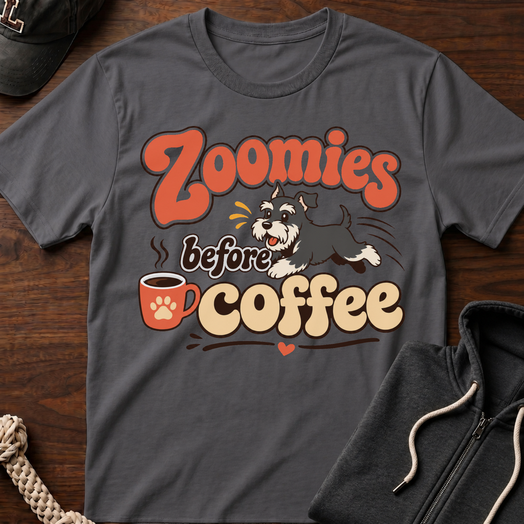 Zoomies Before Coffee 02 T-Shirt
