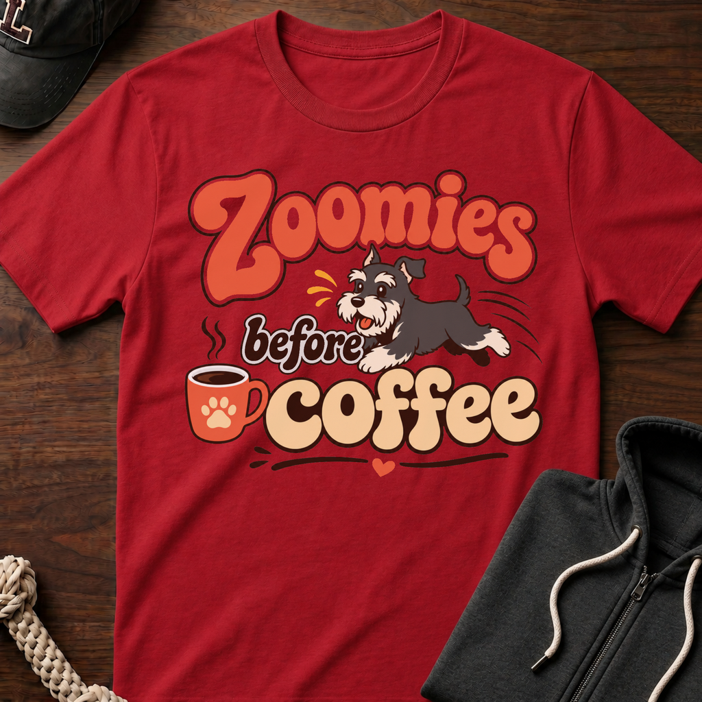 Zoomies Before Coffee 02 T-Shirt