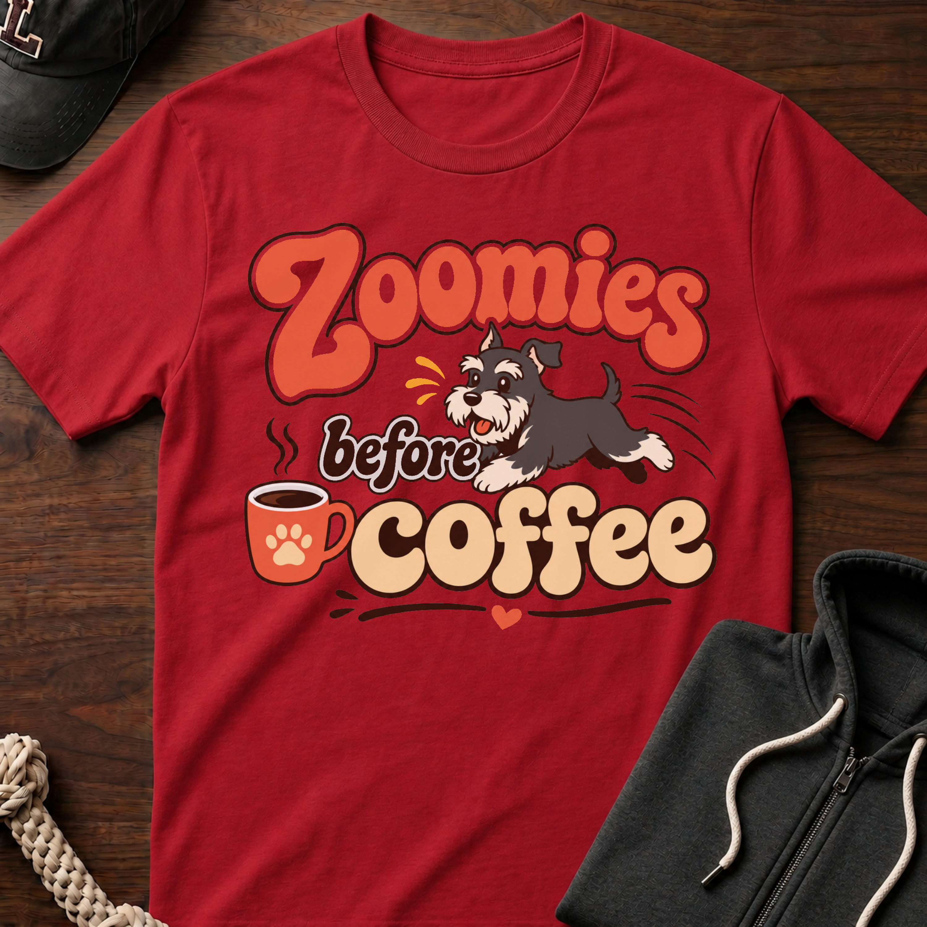 Zoomies Before Coffee 02 T-Shirt