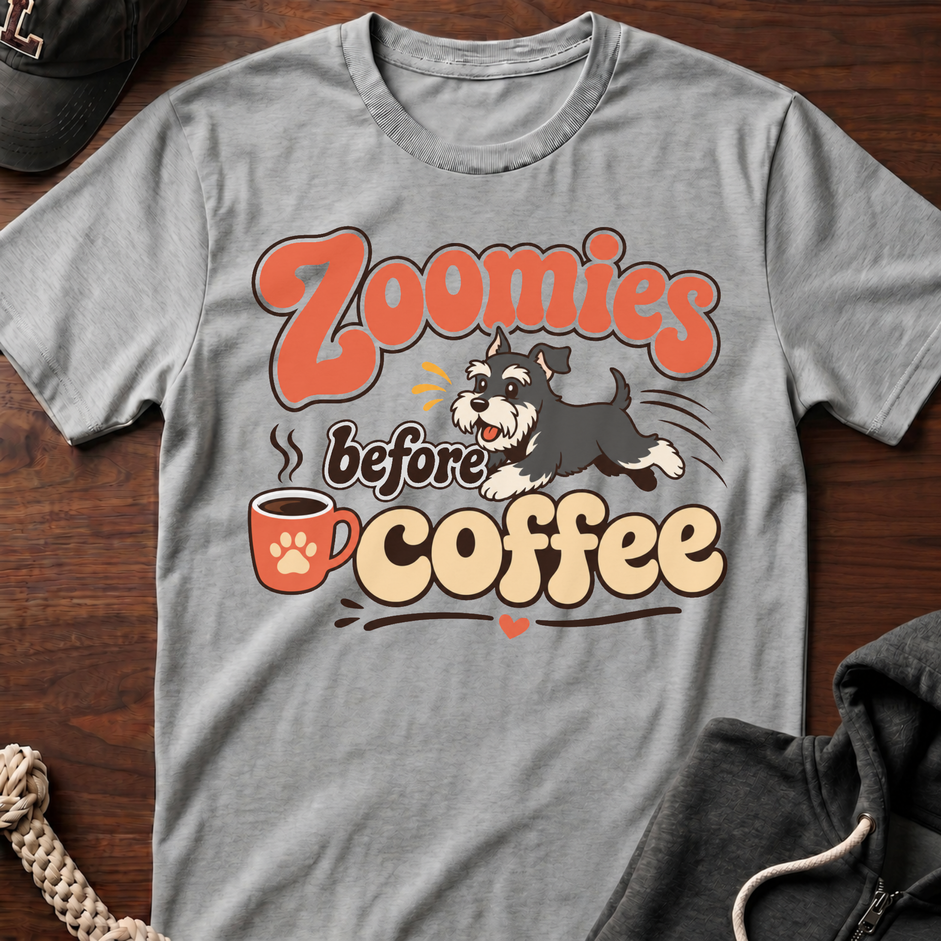 Zoomies Before Coffee 02 T-Shirt