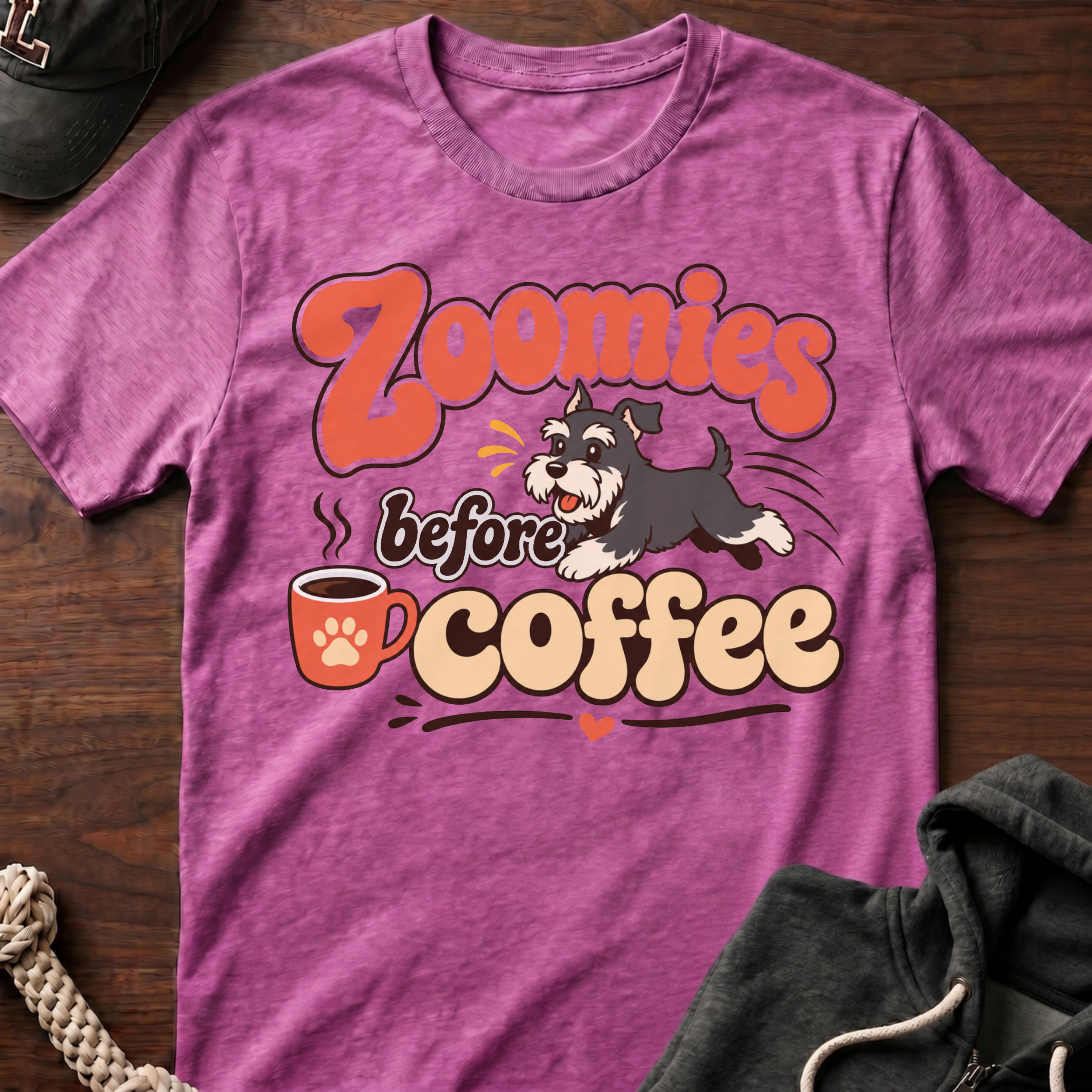 Zoomies Before Coffee 02 T-Shirt