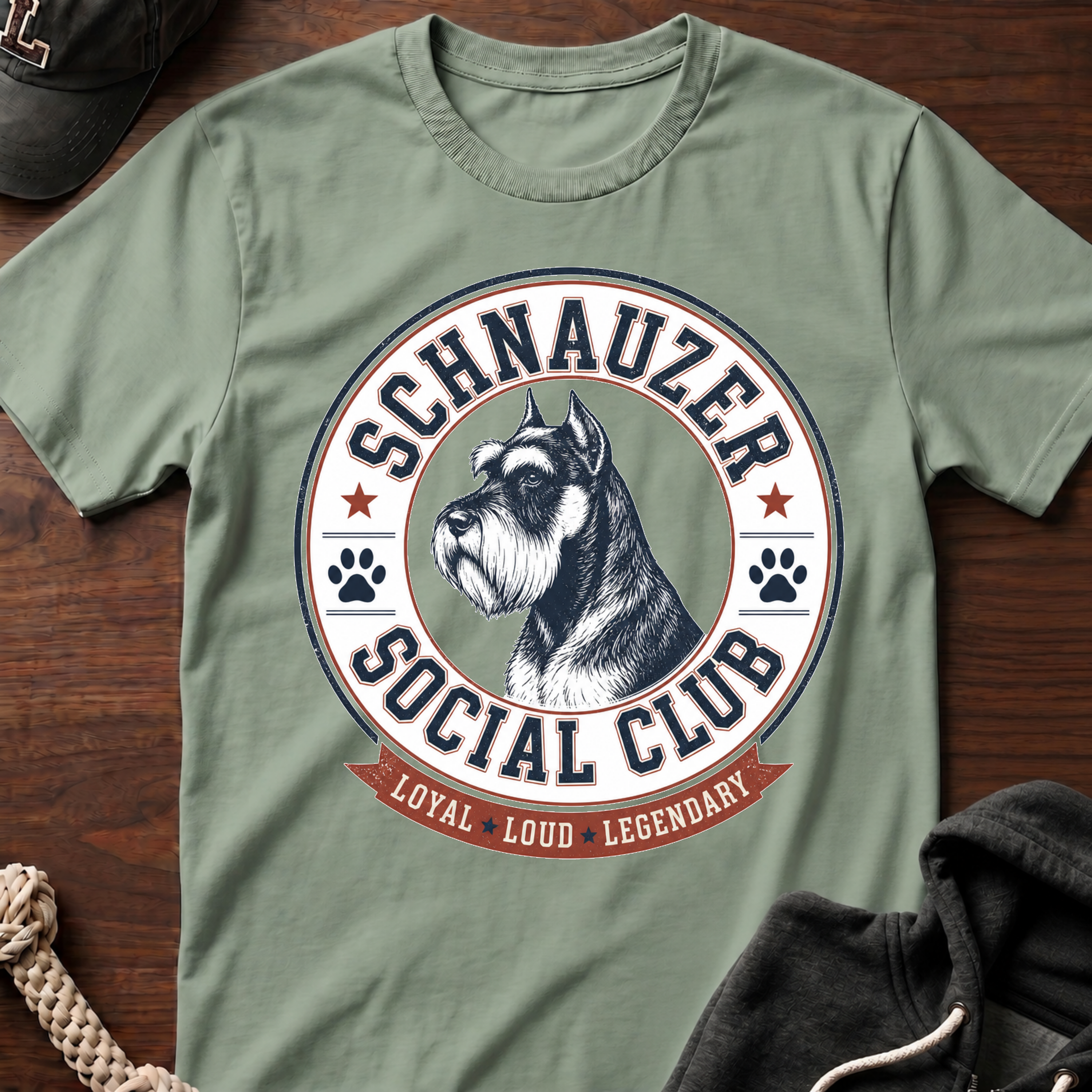 Schnauzer Social Club 02 T-Shirt